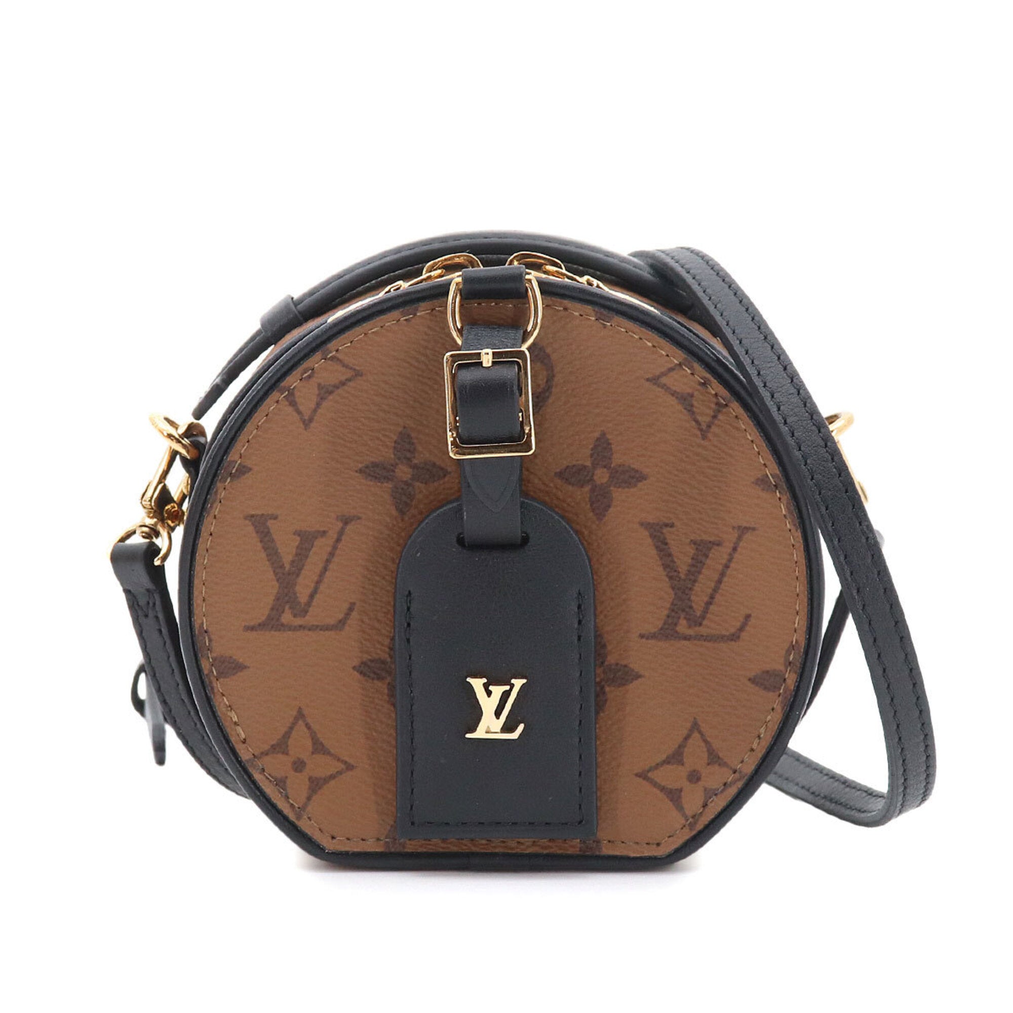 Louis Vuitton Monogram Reverse Monogram Reverse Handbag Pouch Shoulder Bag (Pre-Owned)