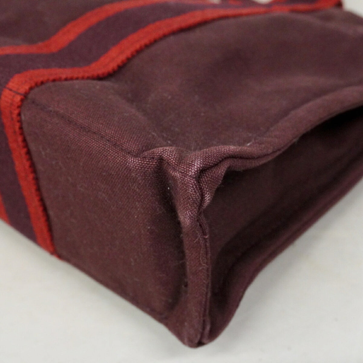 Hermes Brown Canvas Tote Bag (Pre-Owned)