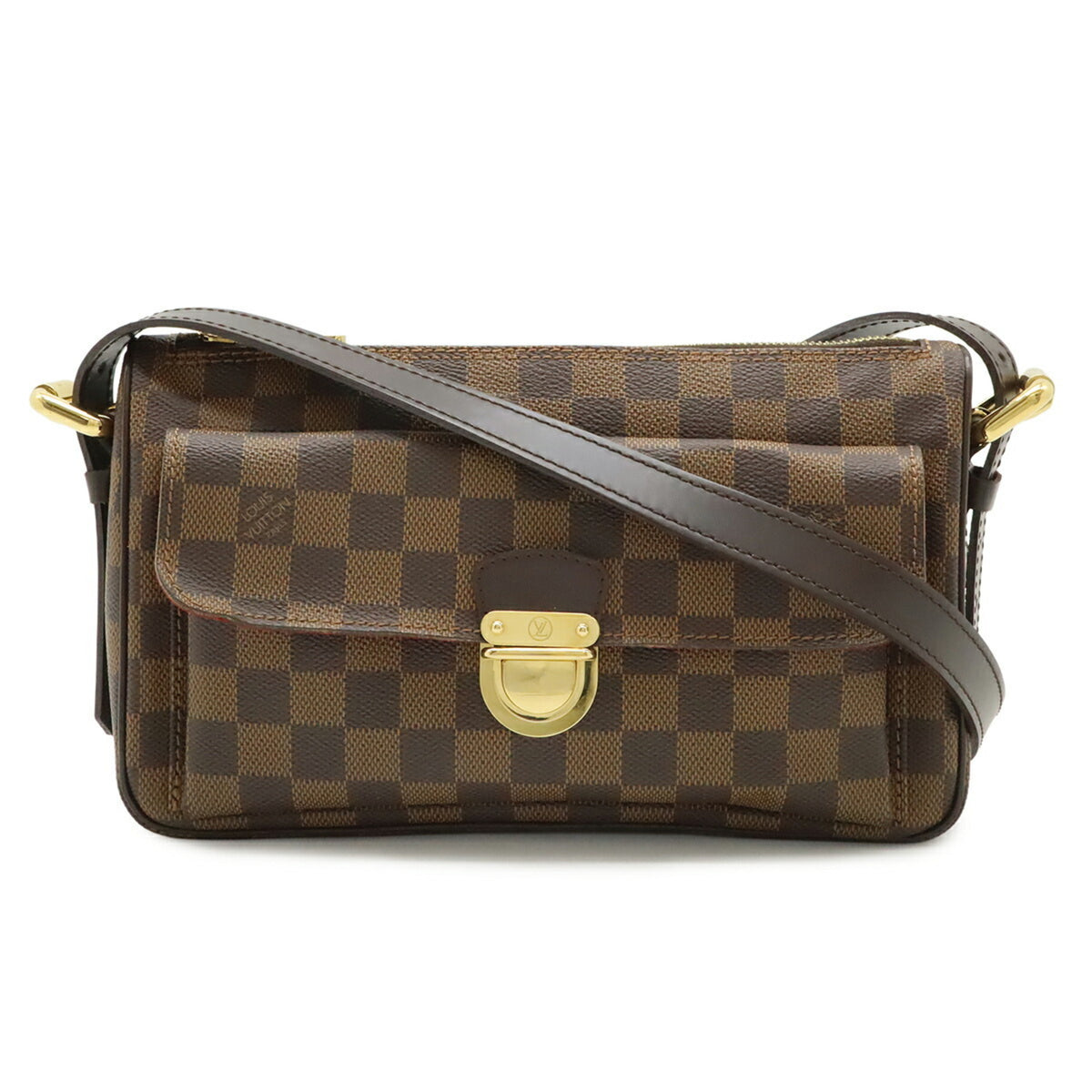 Louis Vuitton Damier Brown Pvc Shoulder Bag (Pre-Owned)