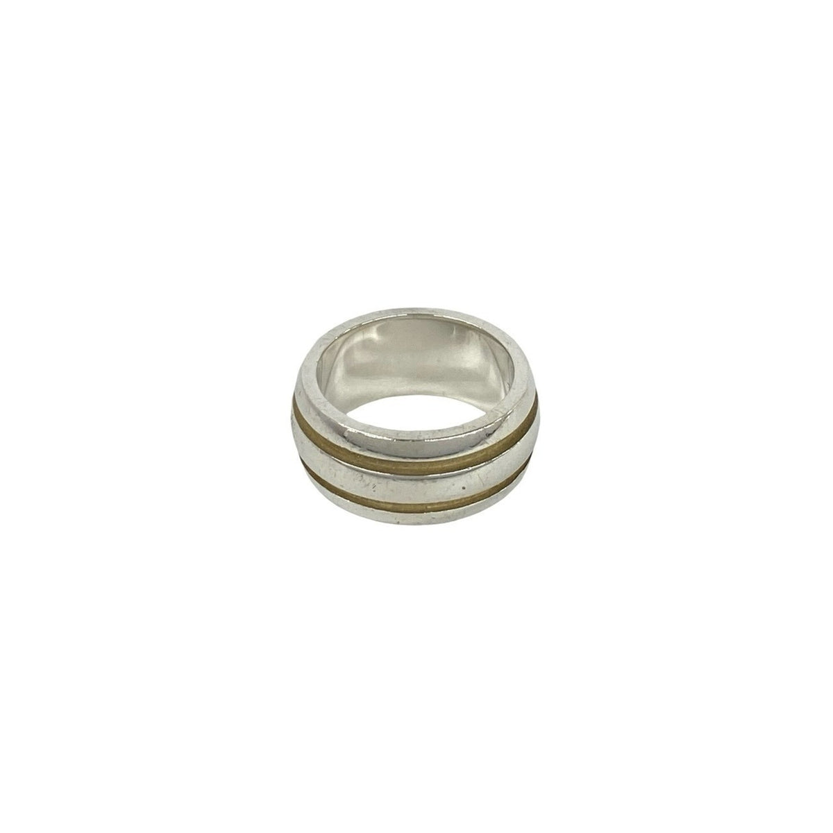 Tiffany Silver Silver 925 Band Ring (Pre-Owned)
