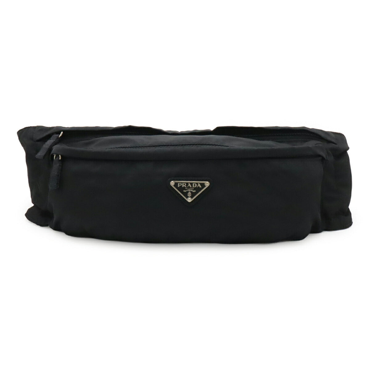 Prada Black Nylon Fanny Pack Sling Bag (Pre-Owned)