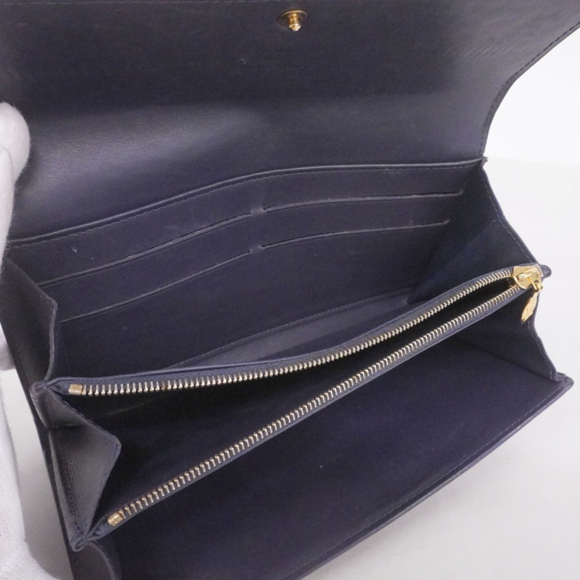 Louis Vuitton Indigo Long Wallet (Bi-Fold) (Pre-Owned)