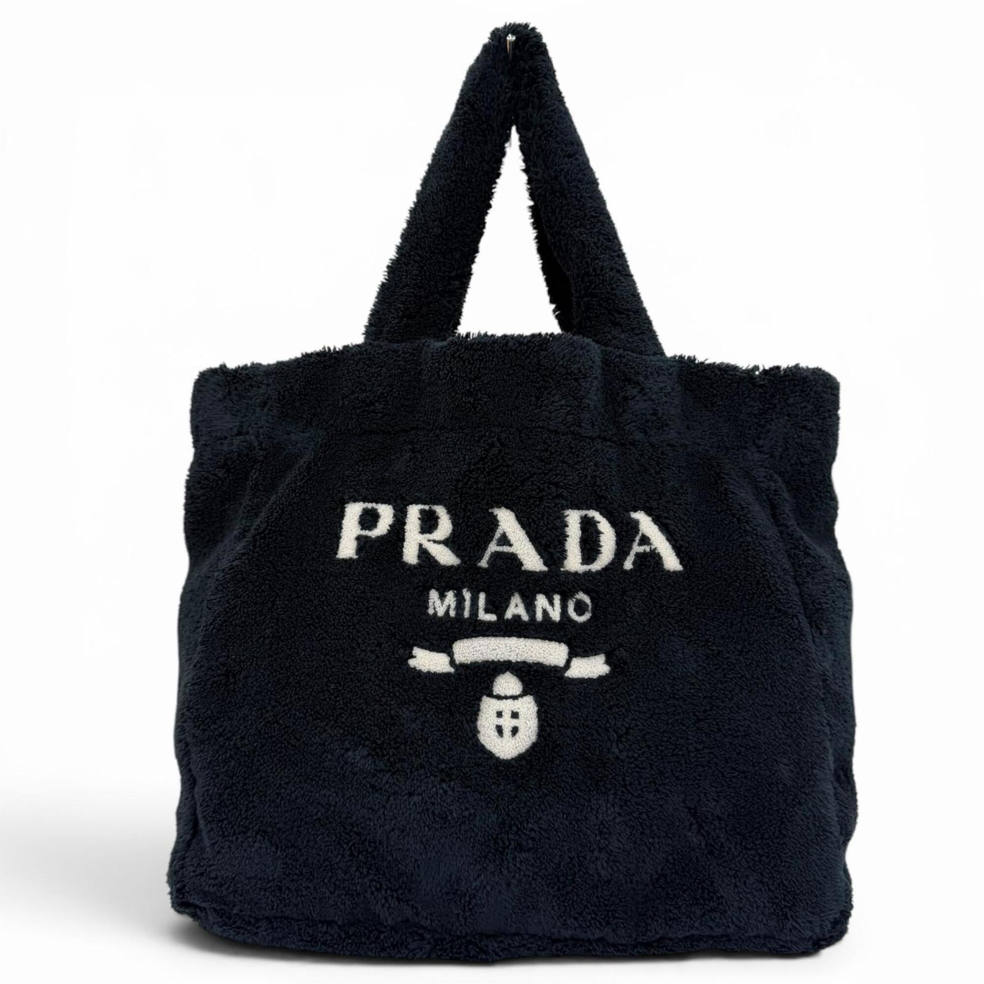 Prada Dark Navy Tote Bag (Pre-Owned)