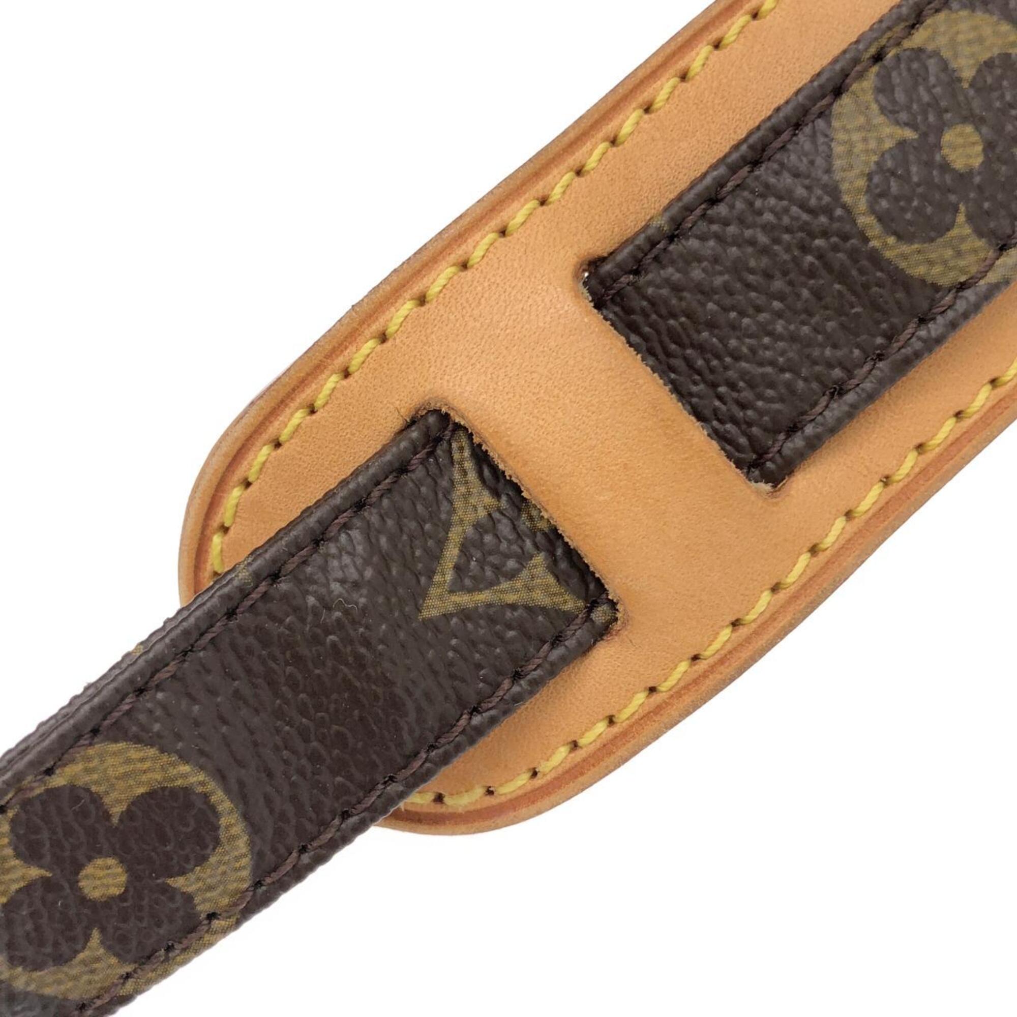 Louis Vuitton Brown Coated Canvas Shoulder Bag (Pre-Owned)