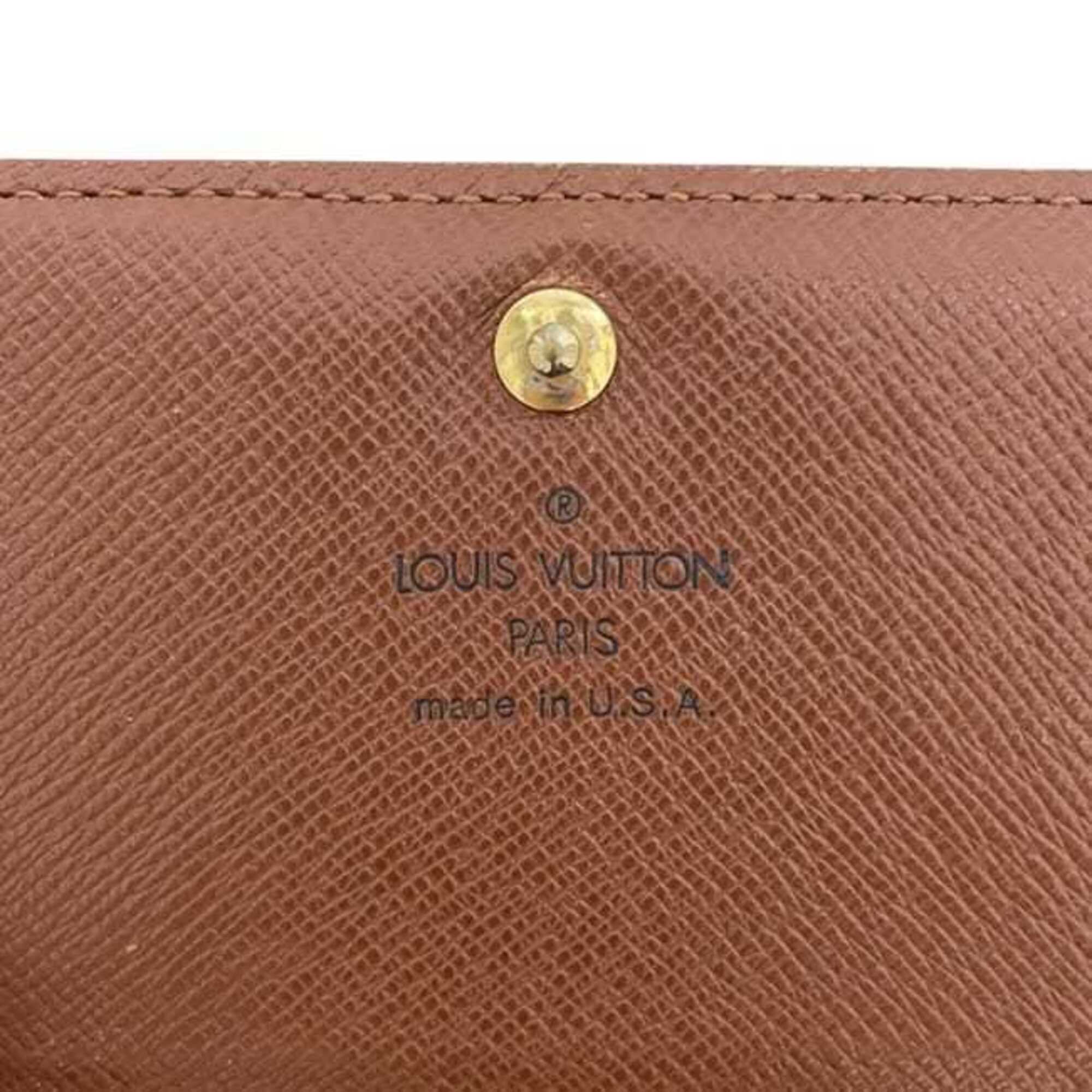 Louis Vuitton Brown Monogram Monogram Wallet (Bi-Fold) (Pre-Owned)