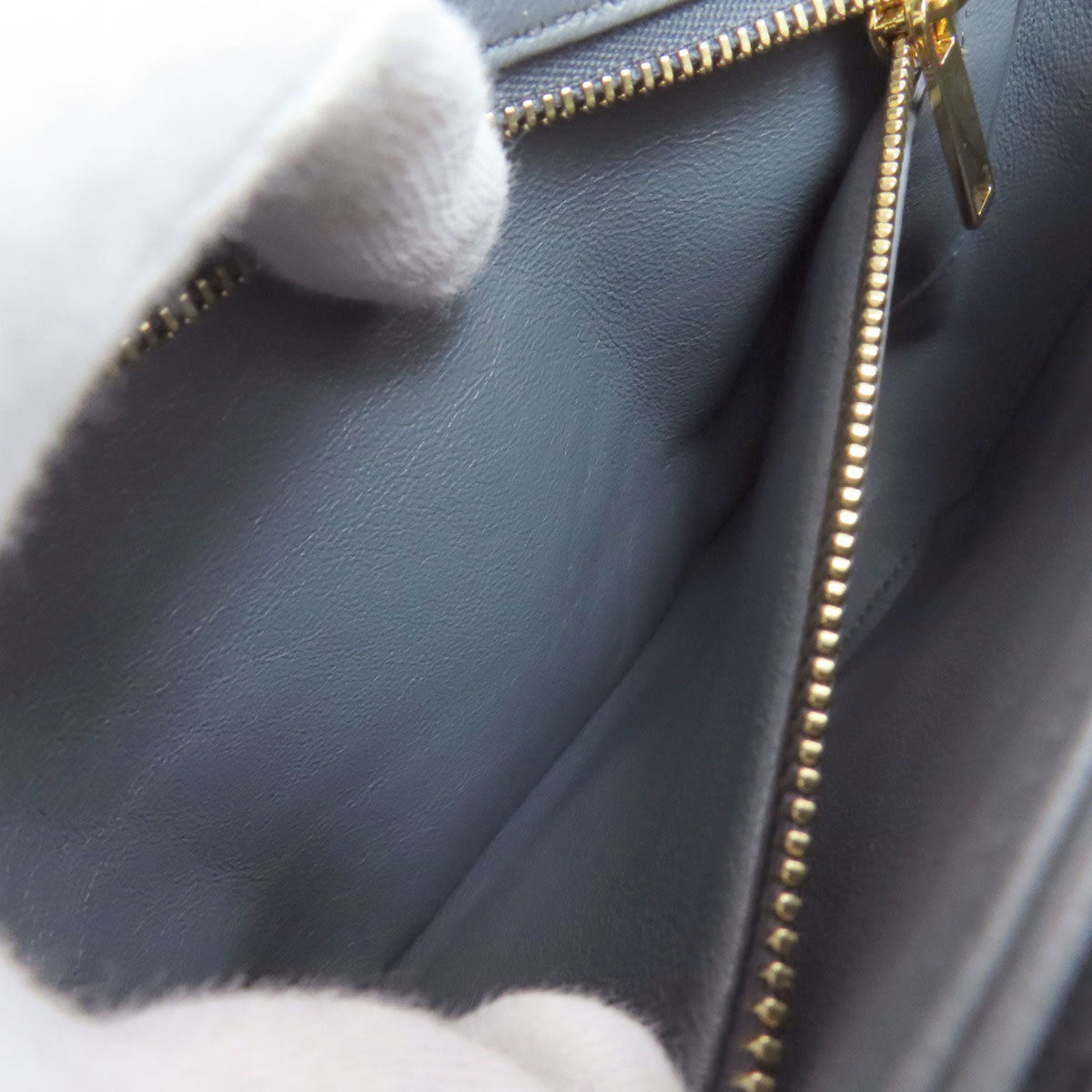 Celine Gray Leather Shoulder Bag (Pre-Owned)