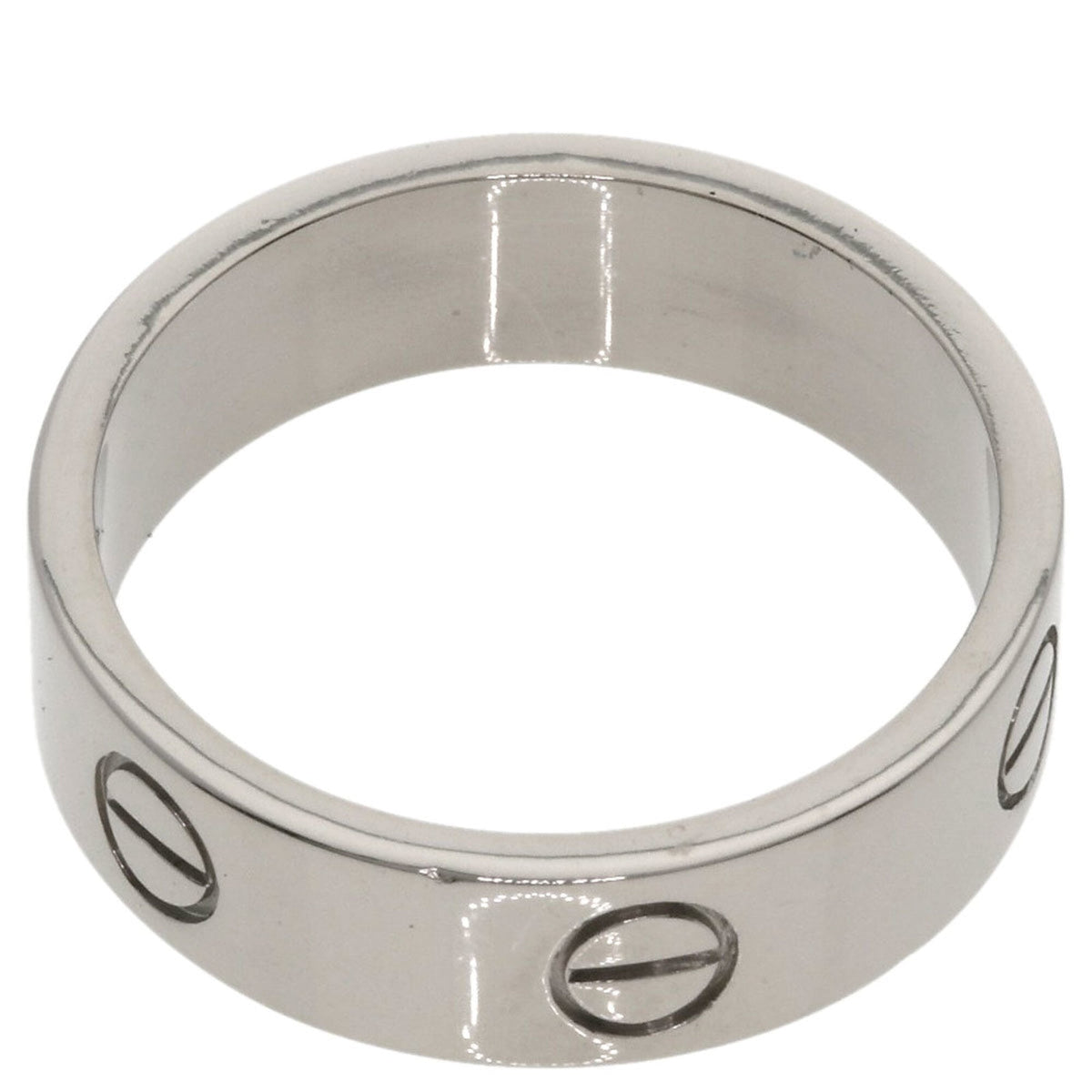 Cartier White Gold White Gold (18K) Band Ring (Pre-Owned)