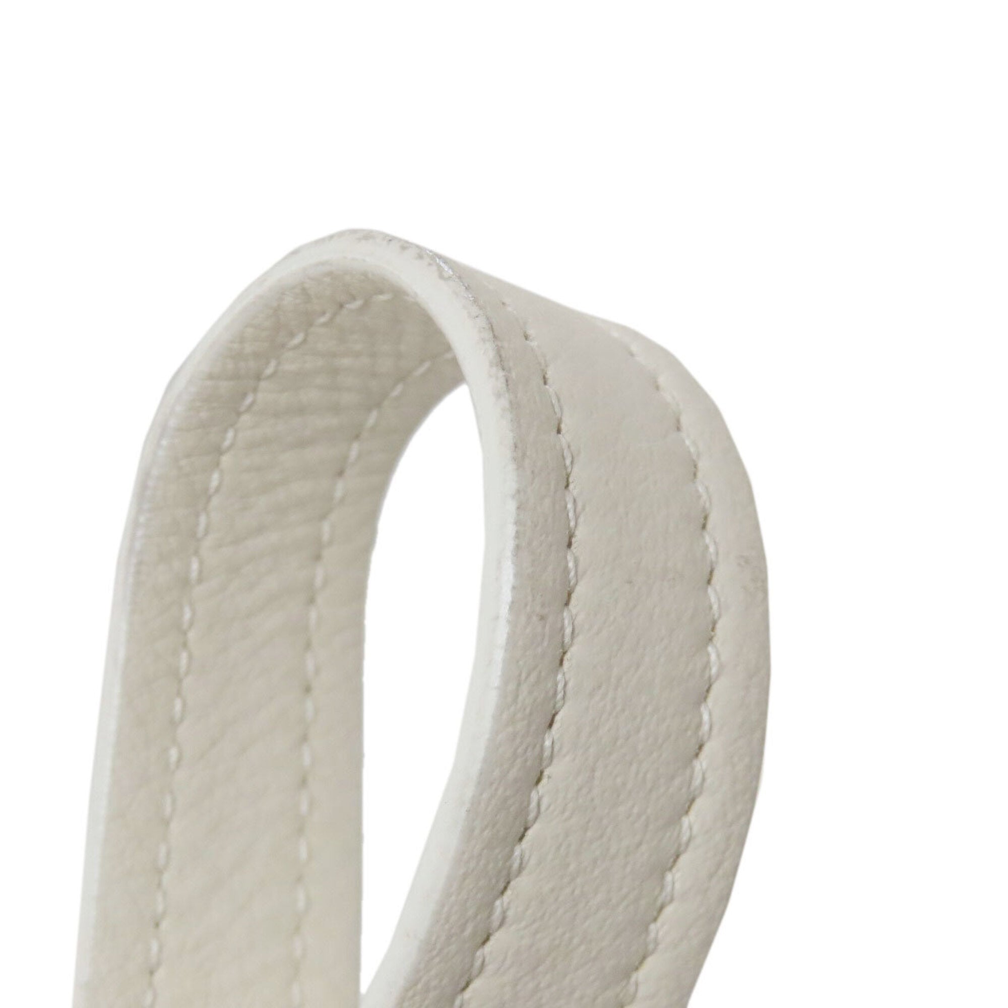 Balenciaga White Canvas Shoulder Bag (Pre-Owned)
