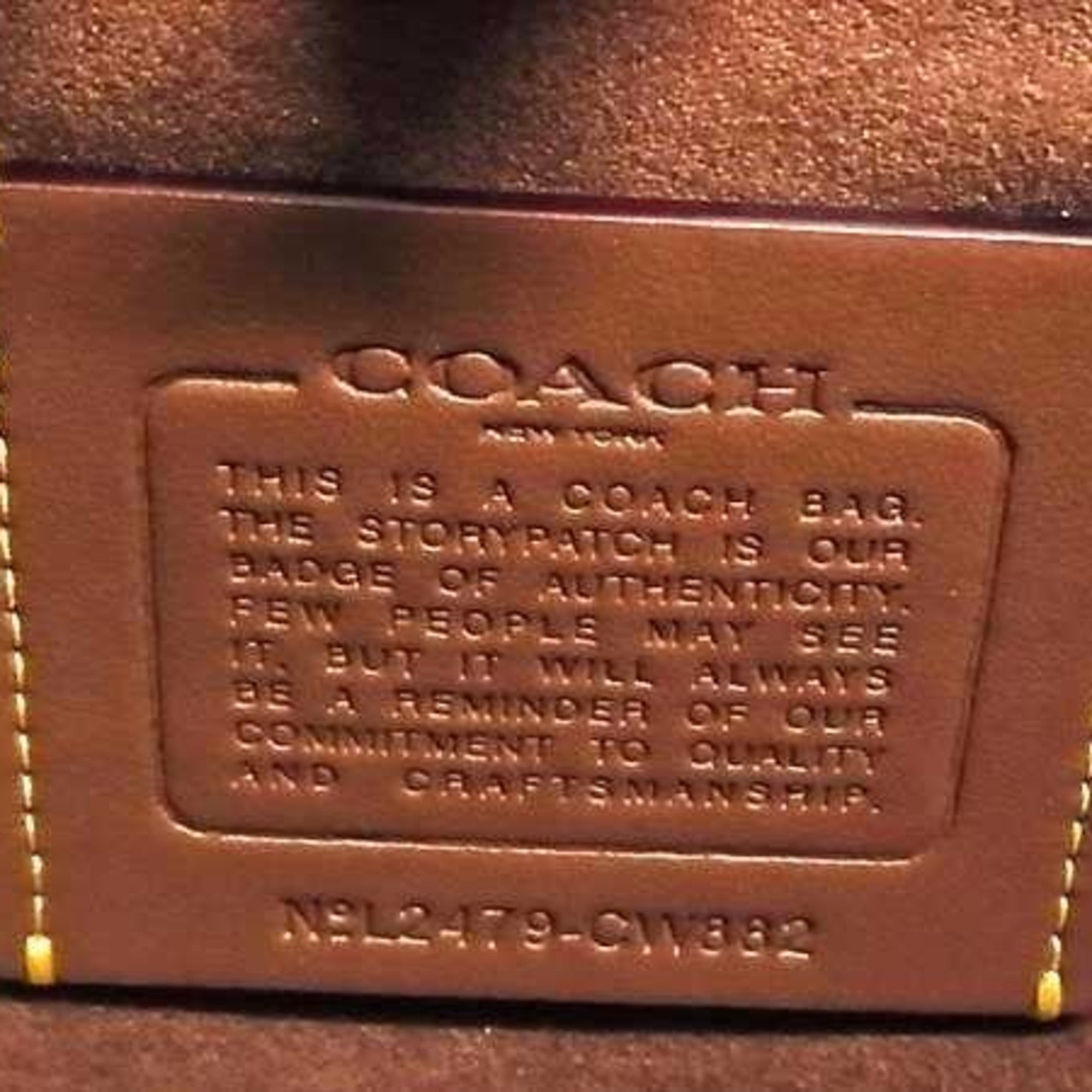 Coach Signature Brown Pvc Leather Shoulder Bag (Pre-Owned)