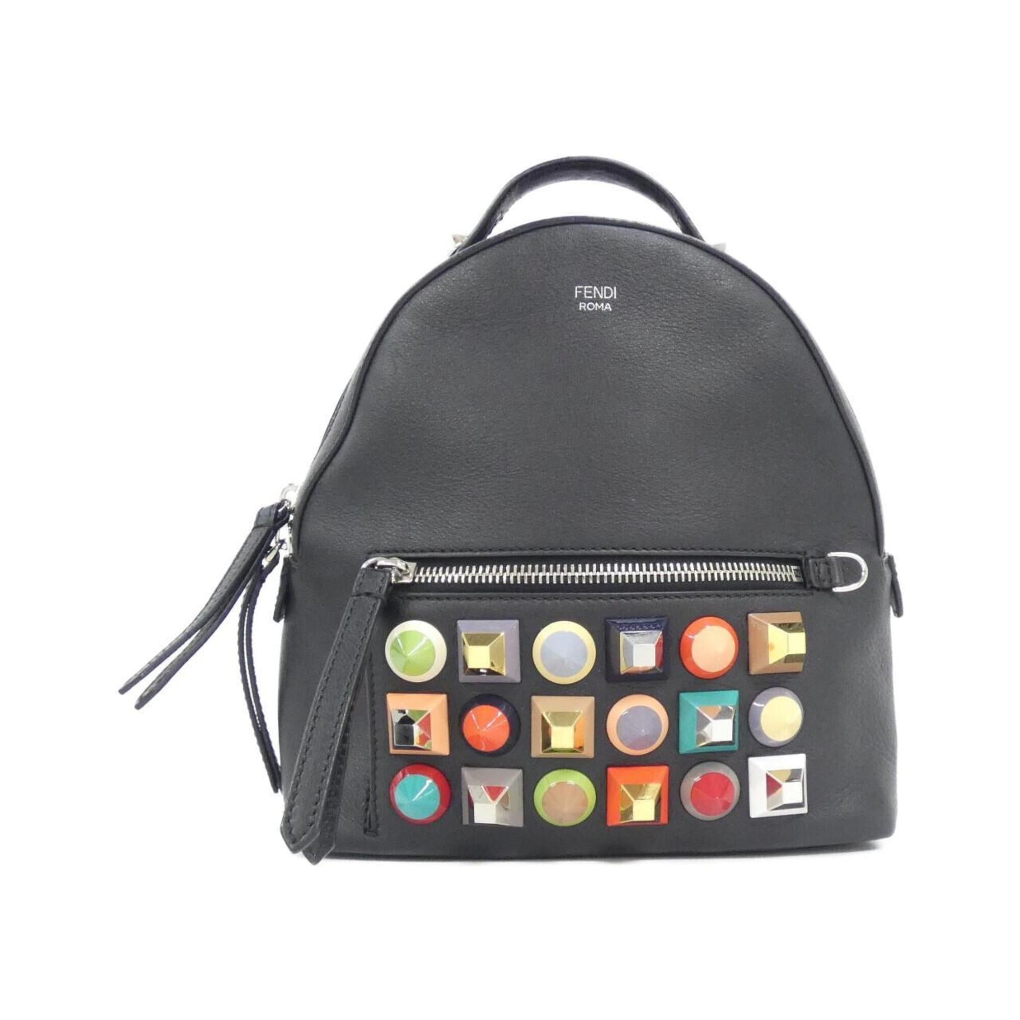 Fendi Multi-Color Leather Backpack (Pre-Owned)