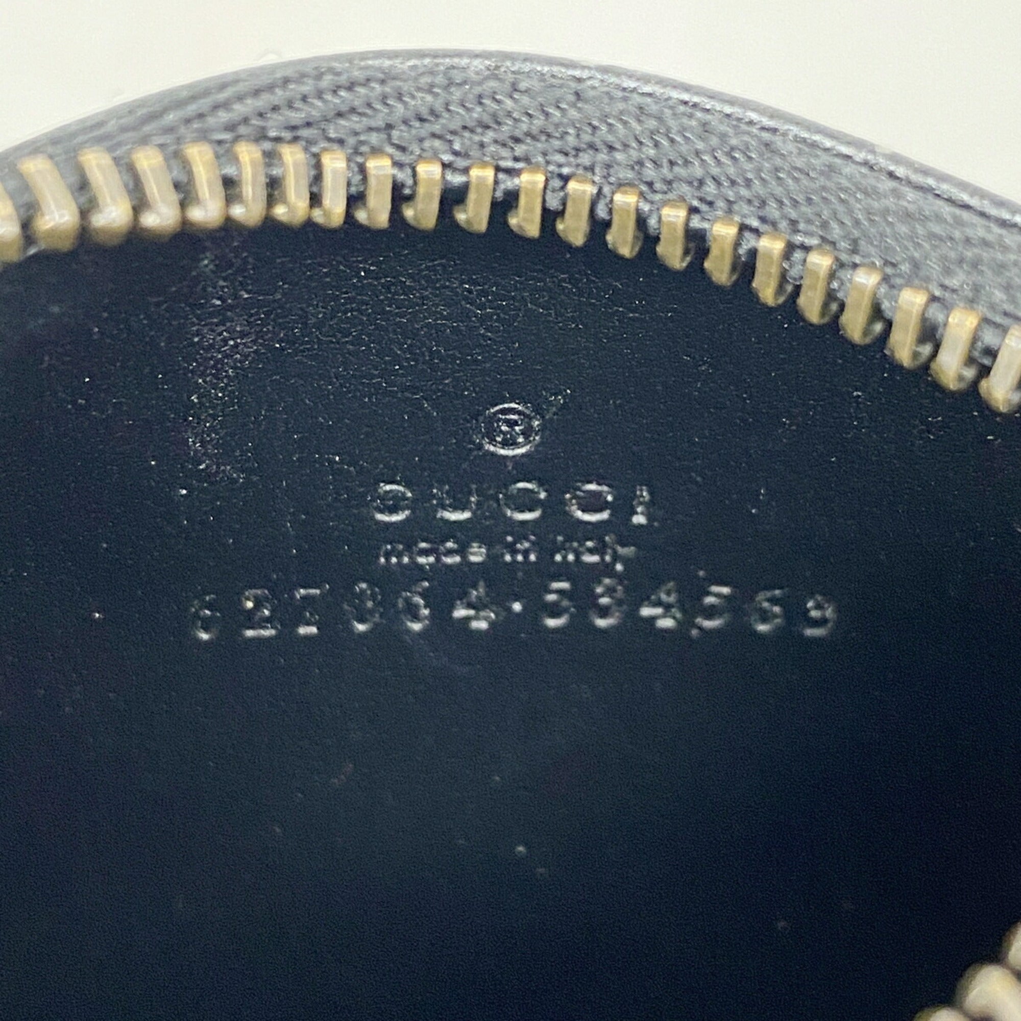 Gucci Black Leather Coin Purse/Coin Case (Pre-Owned)
