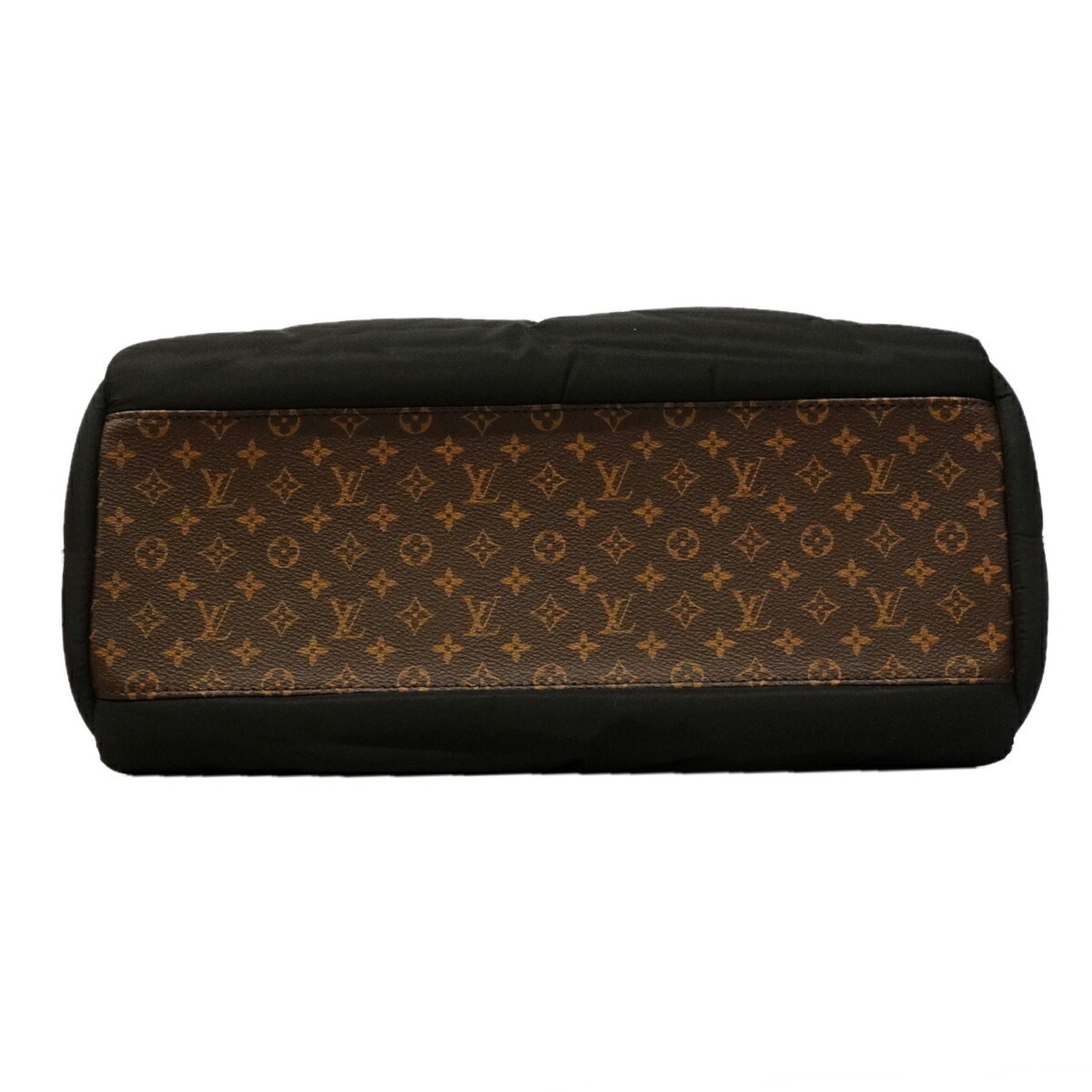 Louis Vuitton Black Brown Tote Bag (Pre-Owned)