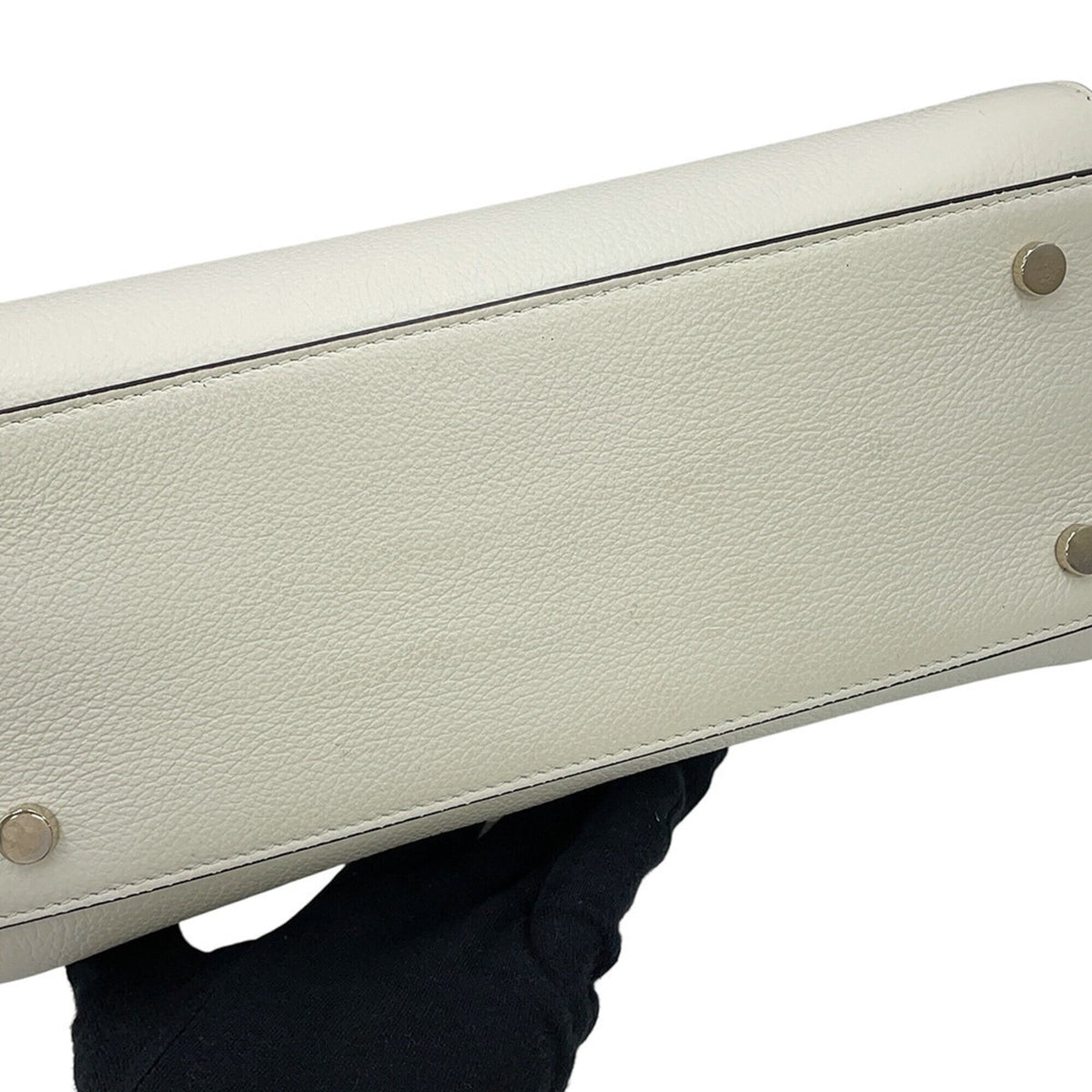 Jimmy Choo White Leather Handbag (Pre-Owned)