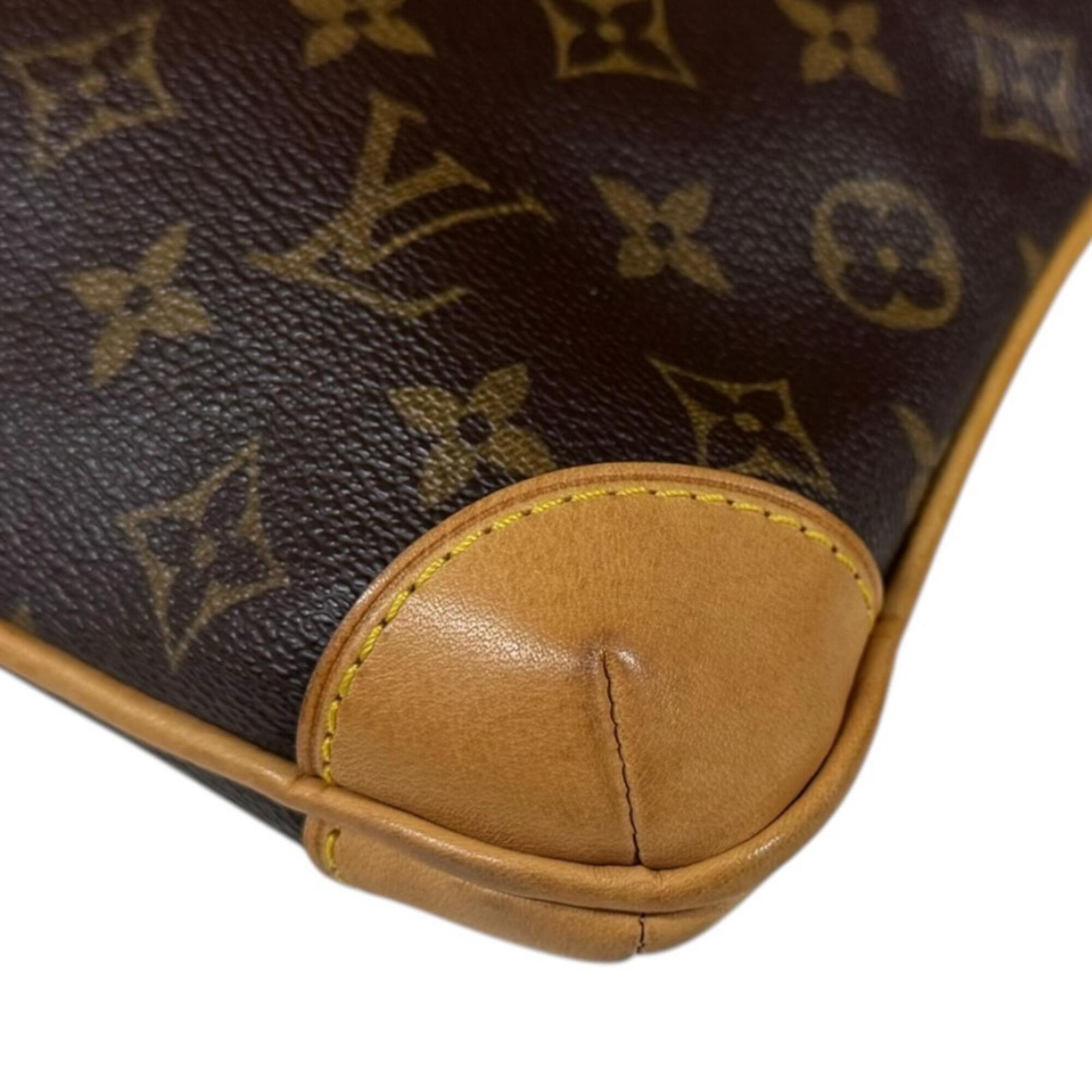 Louis Vuitton Brown Monogram Canvas Shoulder Bag (Pre-Owned)