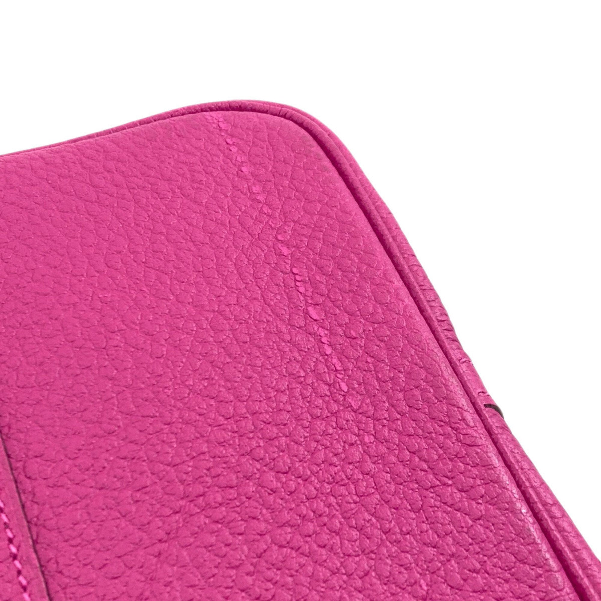 Hermes Pink Purple Negonda Leather Handbag (Pre-Owned)