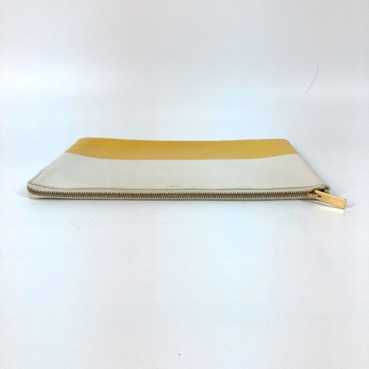 Celine White Leather Clutch Bag (Pre-Owned)