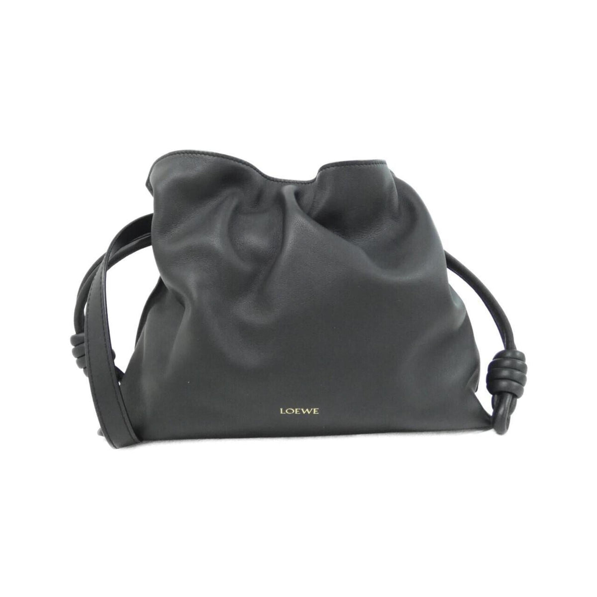 Loewe Black Leather Handbag (Pre-Owned)