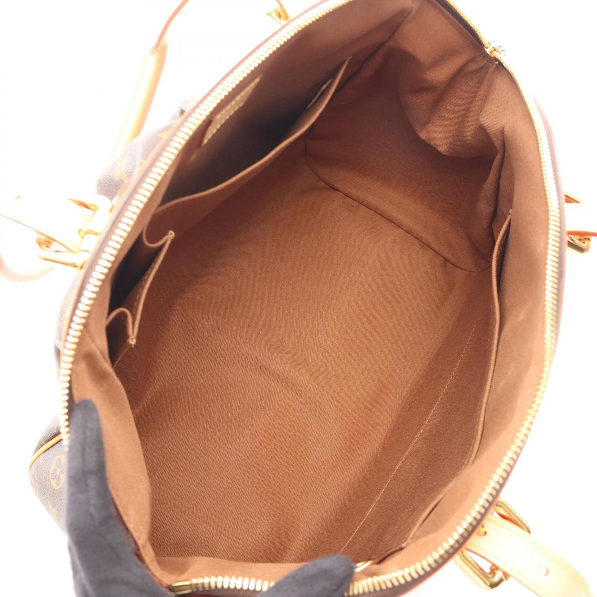 Louis Vuitton Brown Coated Canvas Pvc Monogram Leather Handbag (Pre-Owned)
