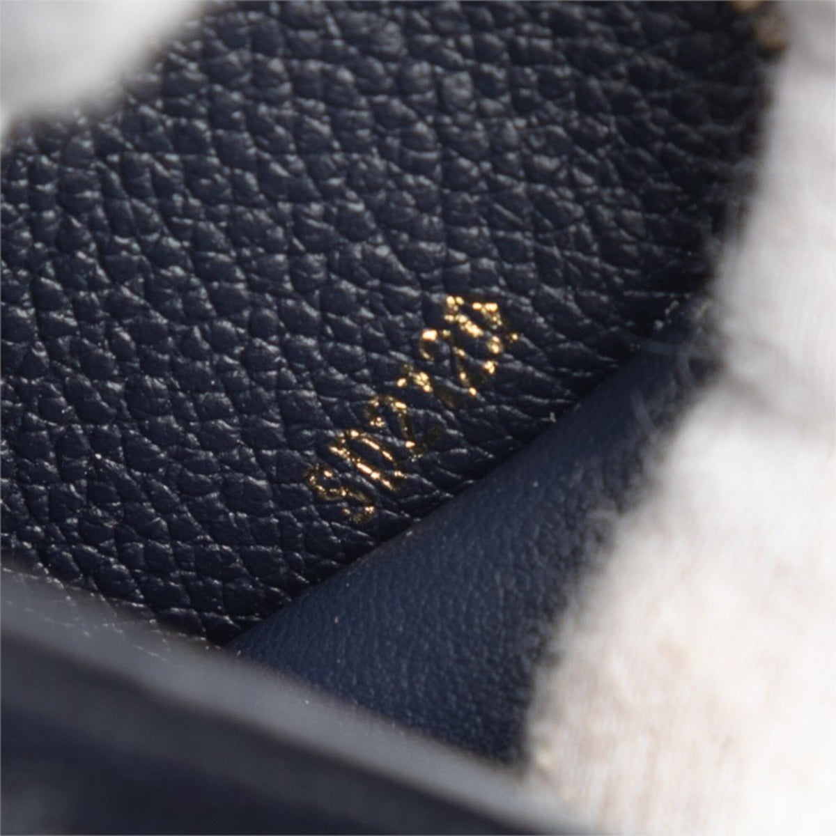 Louis Vuitton Monogram Empreinte Marine Rouge Leather Long Wallet (Bi-Fold) (Pre-Owned)