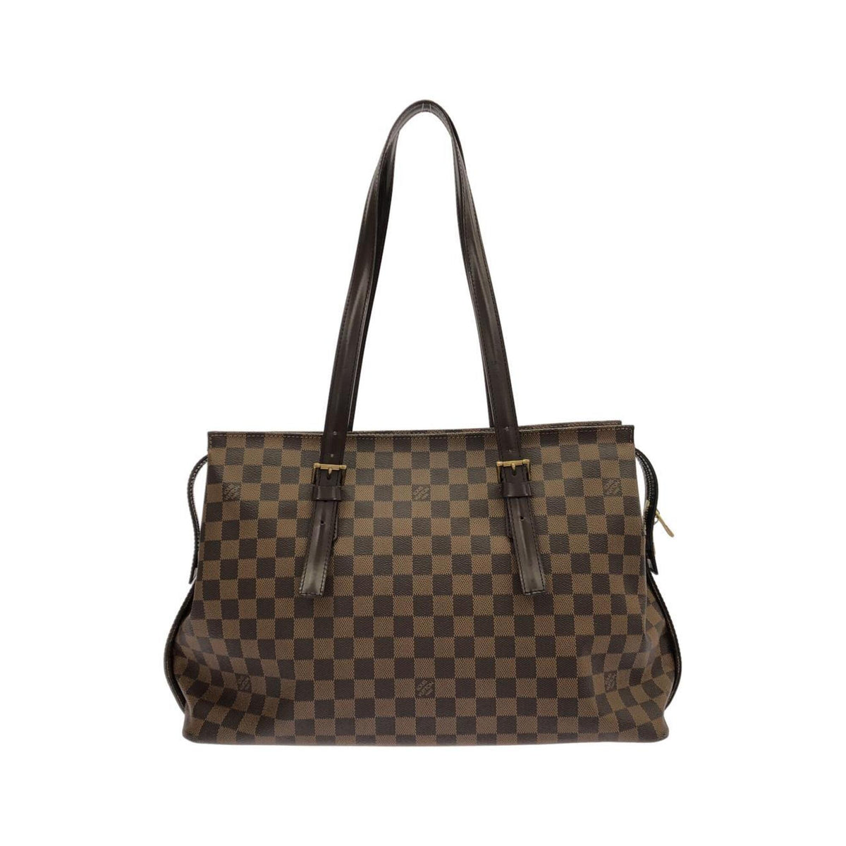 Louis Vuitton Ebene Coated Canvas Shoulder Bag (Pre-Owned)