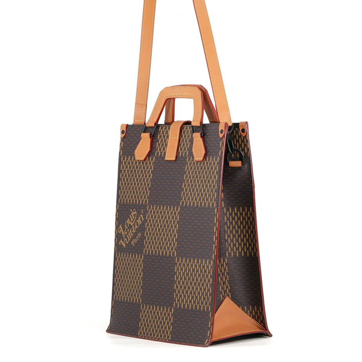 Louis Vuitton Damier Black Damier Canvas Ebene Noir Monogram Handbag (Pre-Owned)