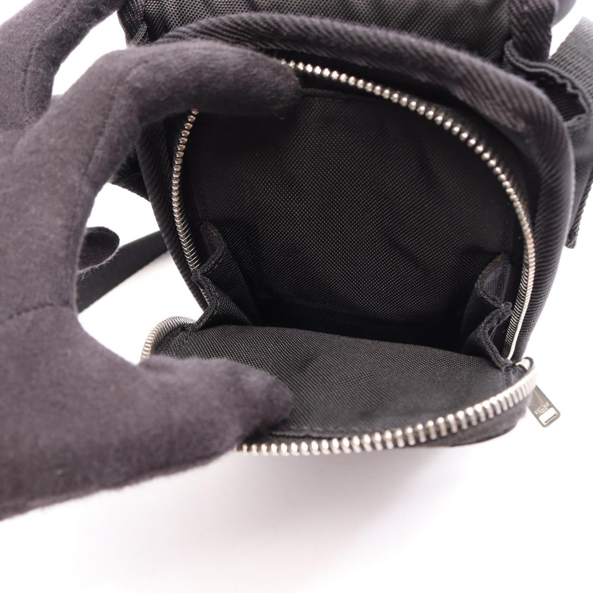 Celine Black White Canvas Handbag Pouch Shoulder Bag (Pre-Owned)