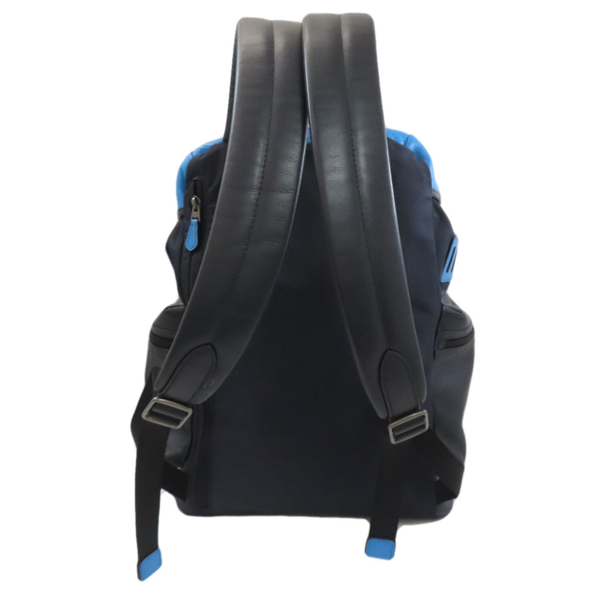 Coach Blue Navy Leather Backpack (Pre-Owned)