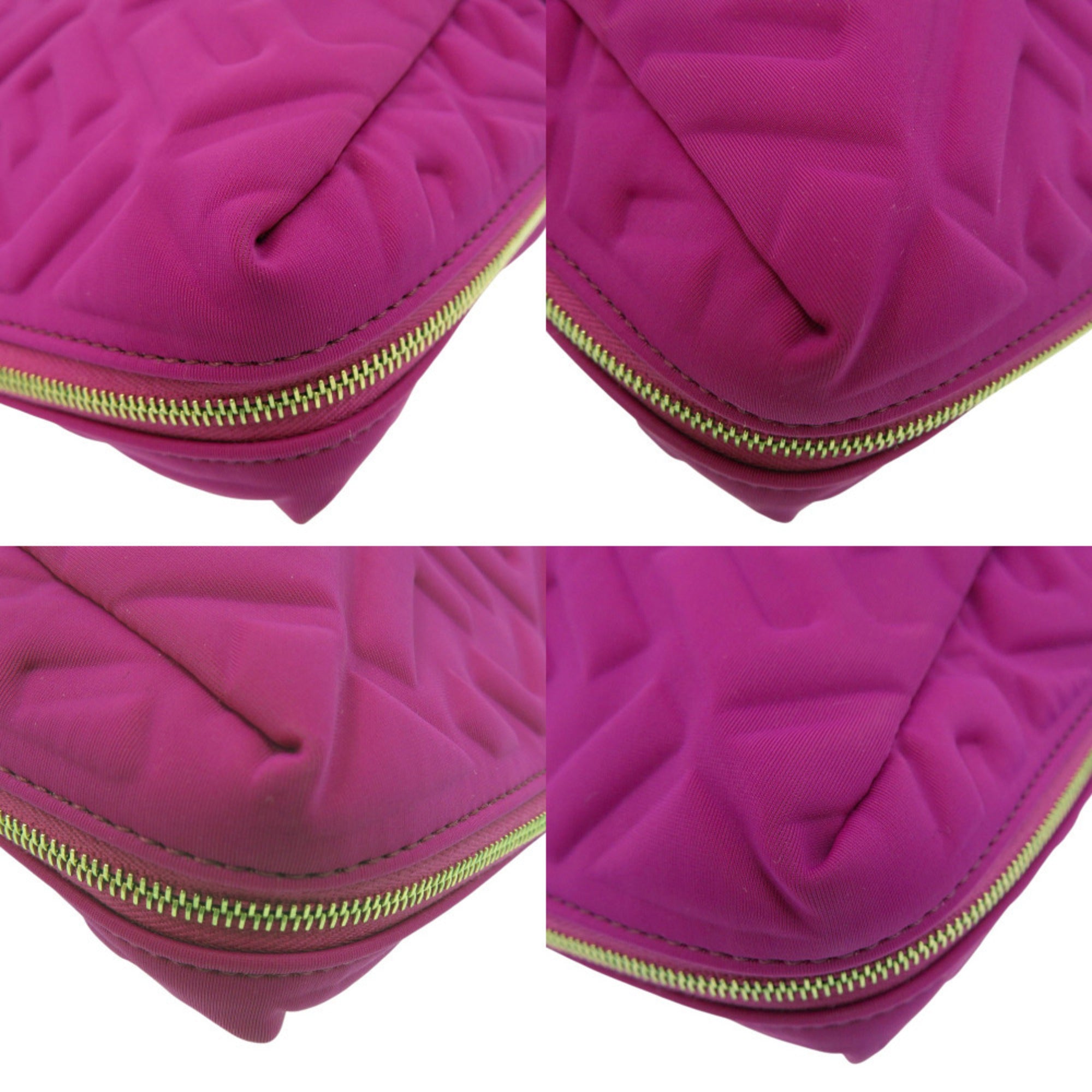 Fendi Purple Polyamide Pouch (Pre-Owned)