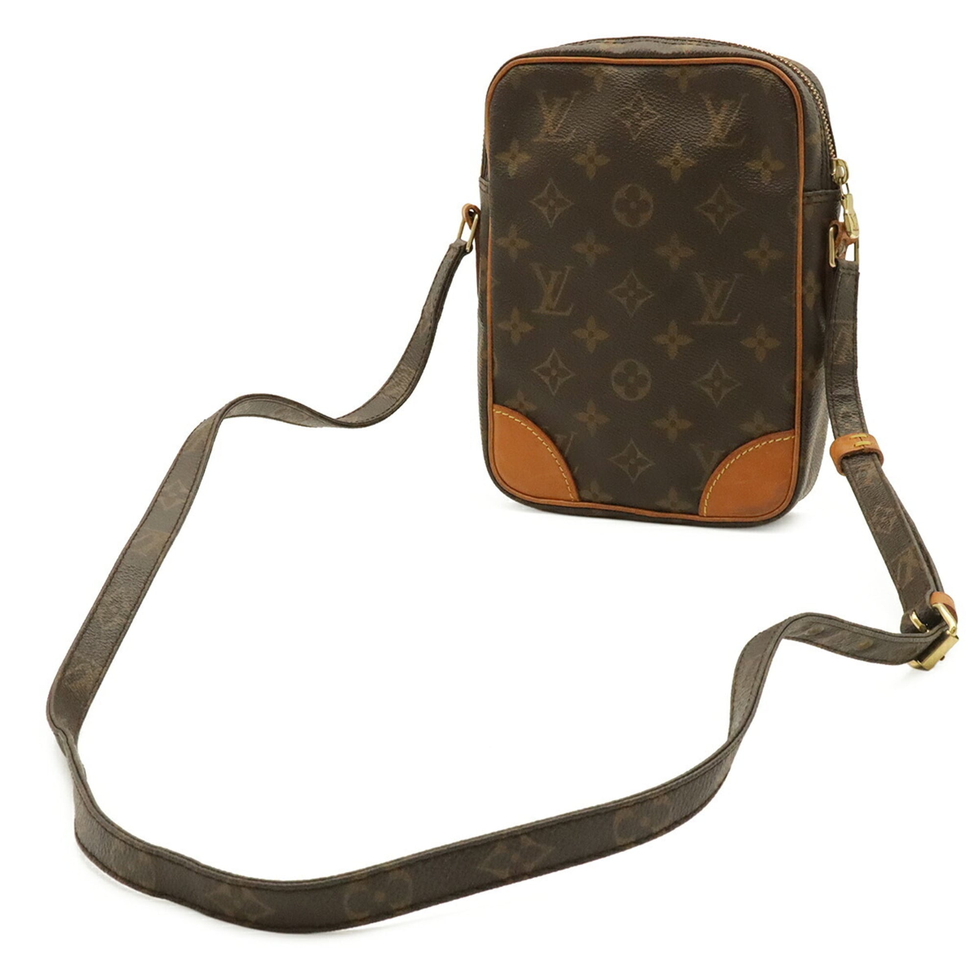 Louis Vuitton Brown Monogram Canvas Pochette Shoulder Bag (Pre-Owned)
