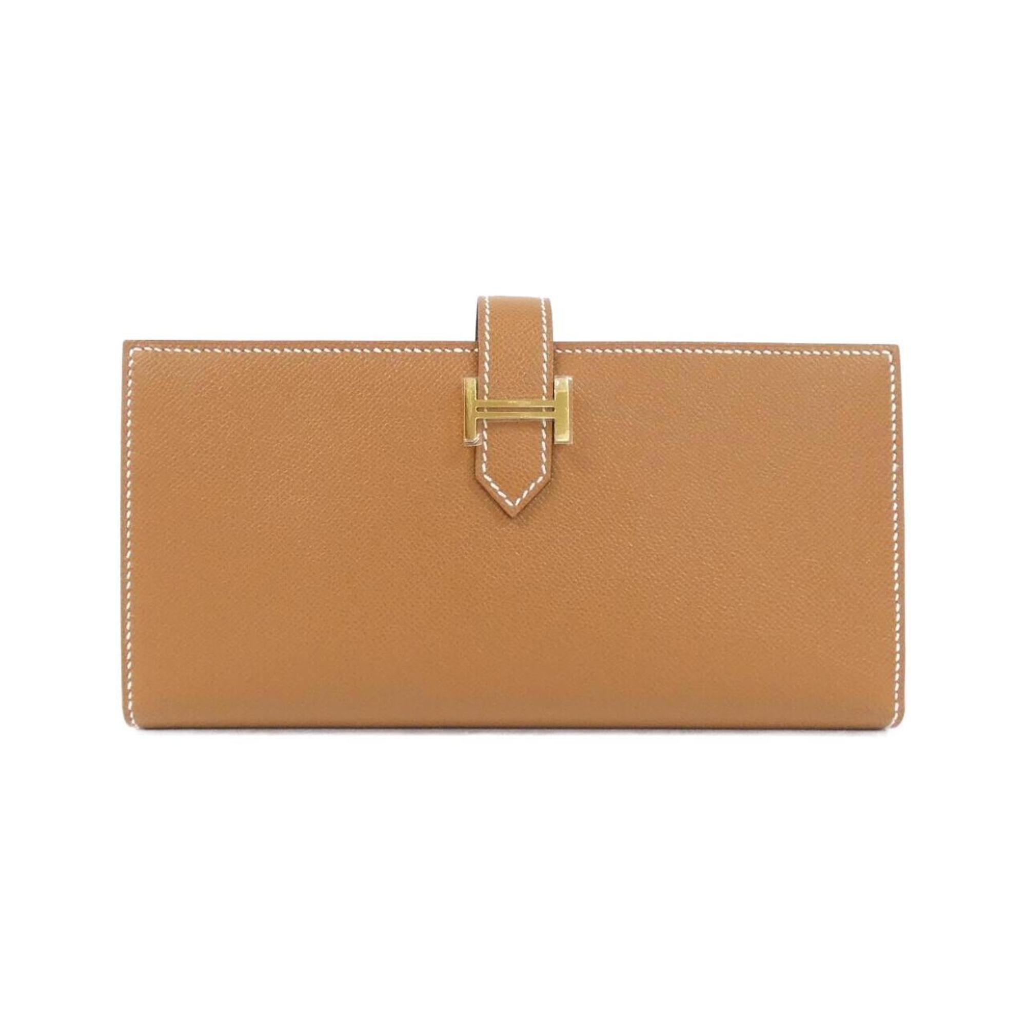 Hermes Gold Long Wallet (Bi-Fold) (Pre-Owned)