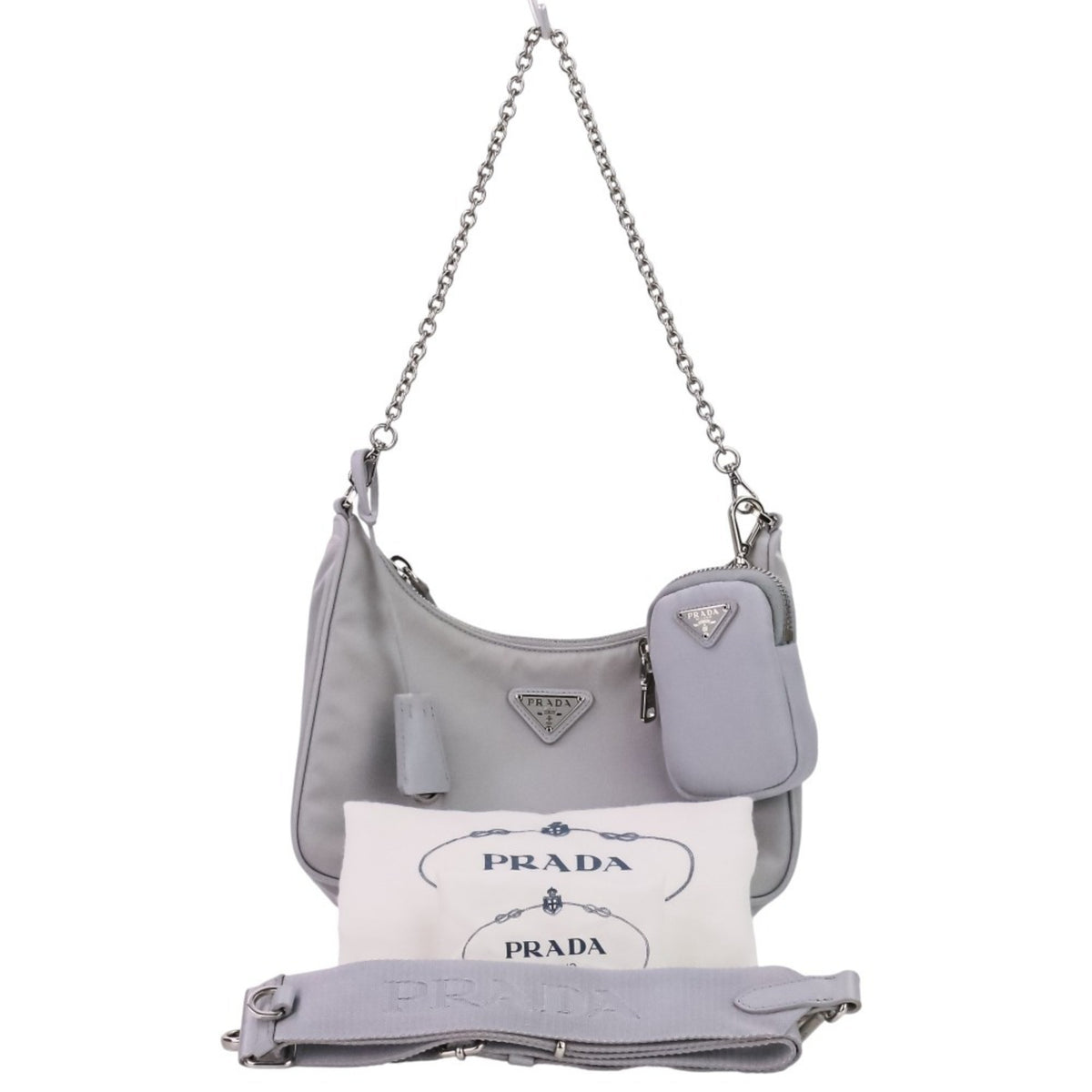 Prada Light Blue Shoulder Bag (Pre-Owned)