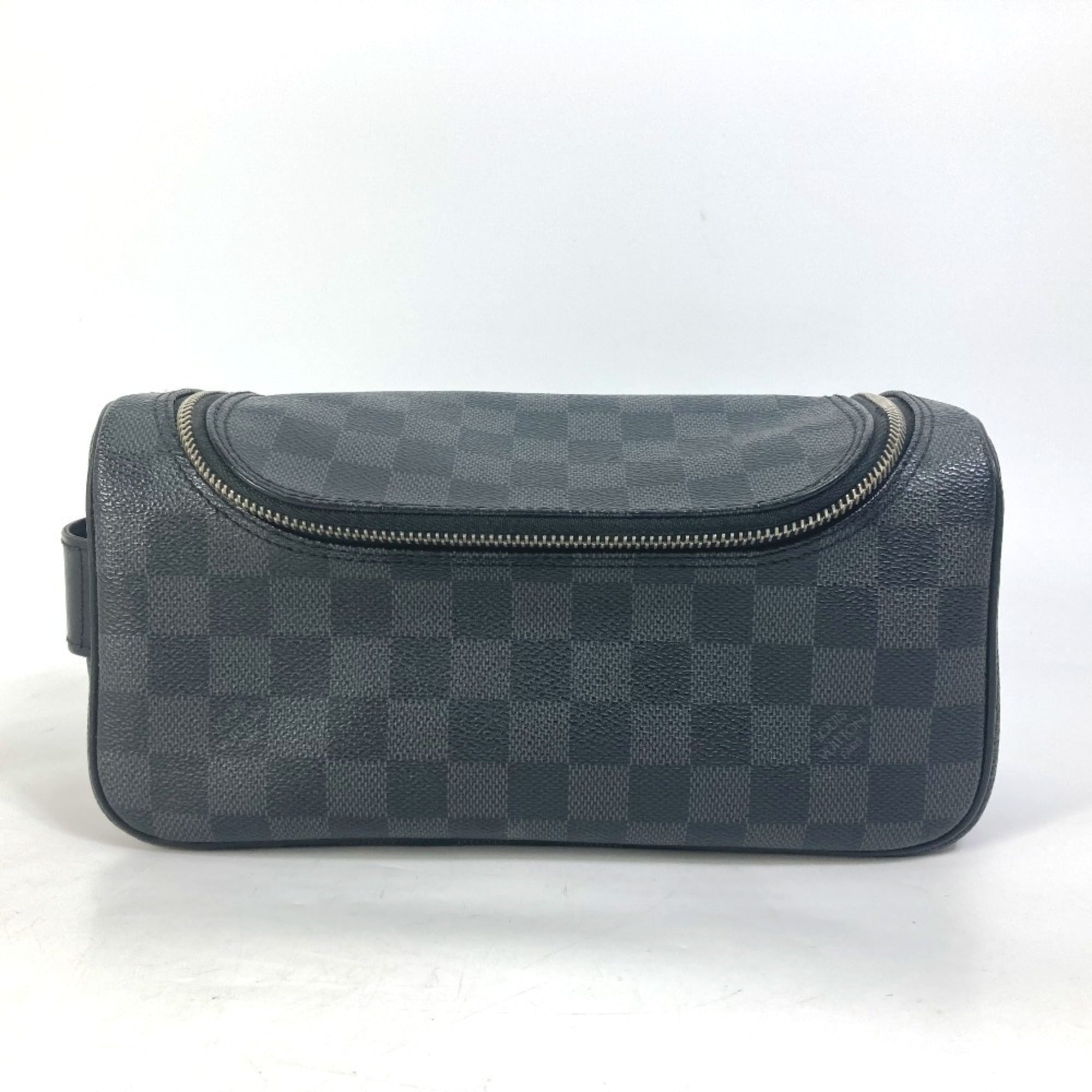 Louis Vuitton Damier Graphite Black Galle Damier Graphite Clutch Bag Pouch (Pre-Owned)