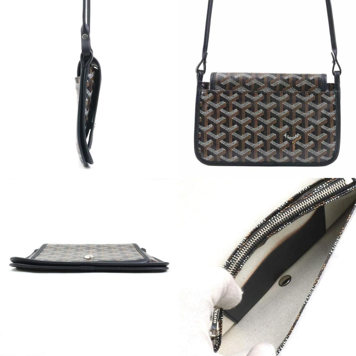 Goyard Black Coated Canvas Shoulder Bag (Pre-Owned)