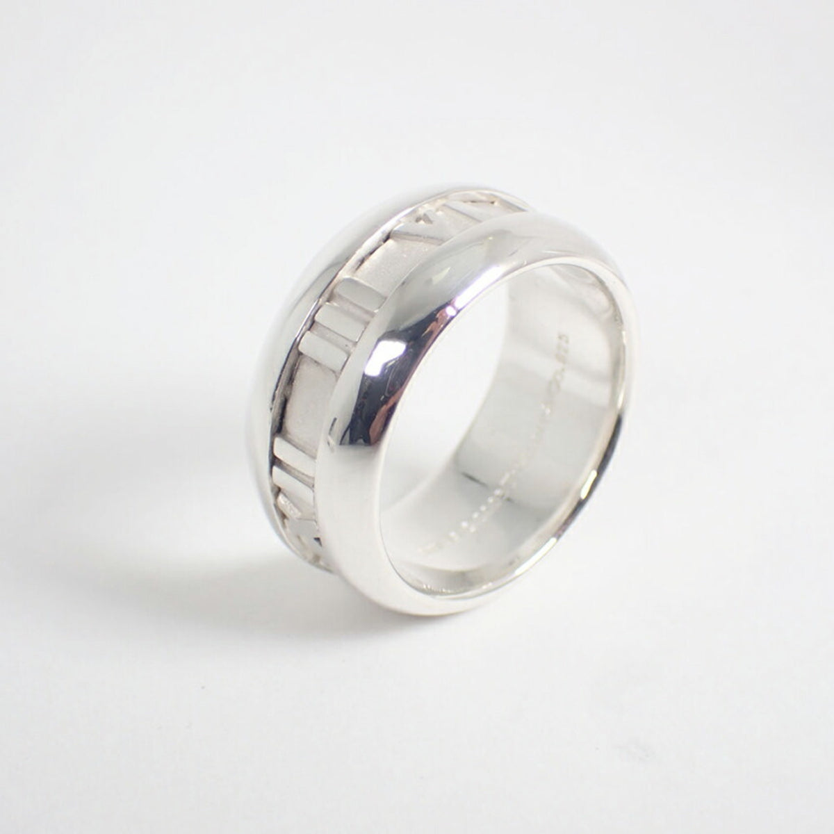 Tiffany Silver Sterling Silver 925 Band Ring (Pre-Owned)