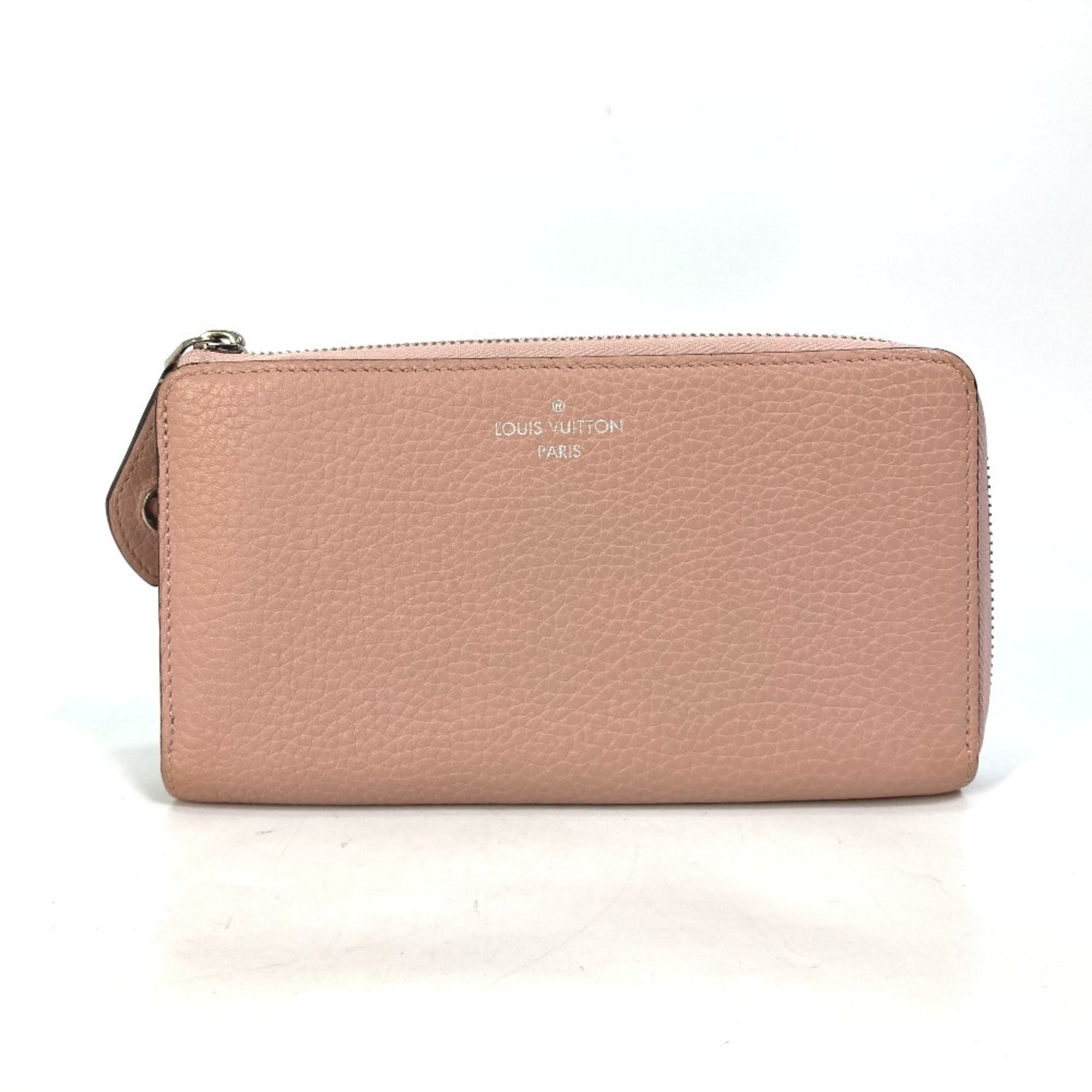 Louis Vuitton Pink Leather Long Wallet (Bi-Fold) (Pre-Owned)