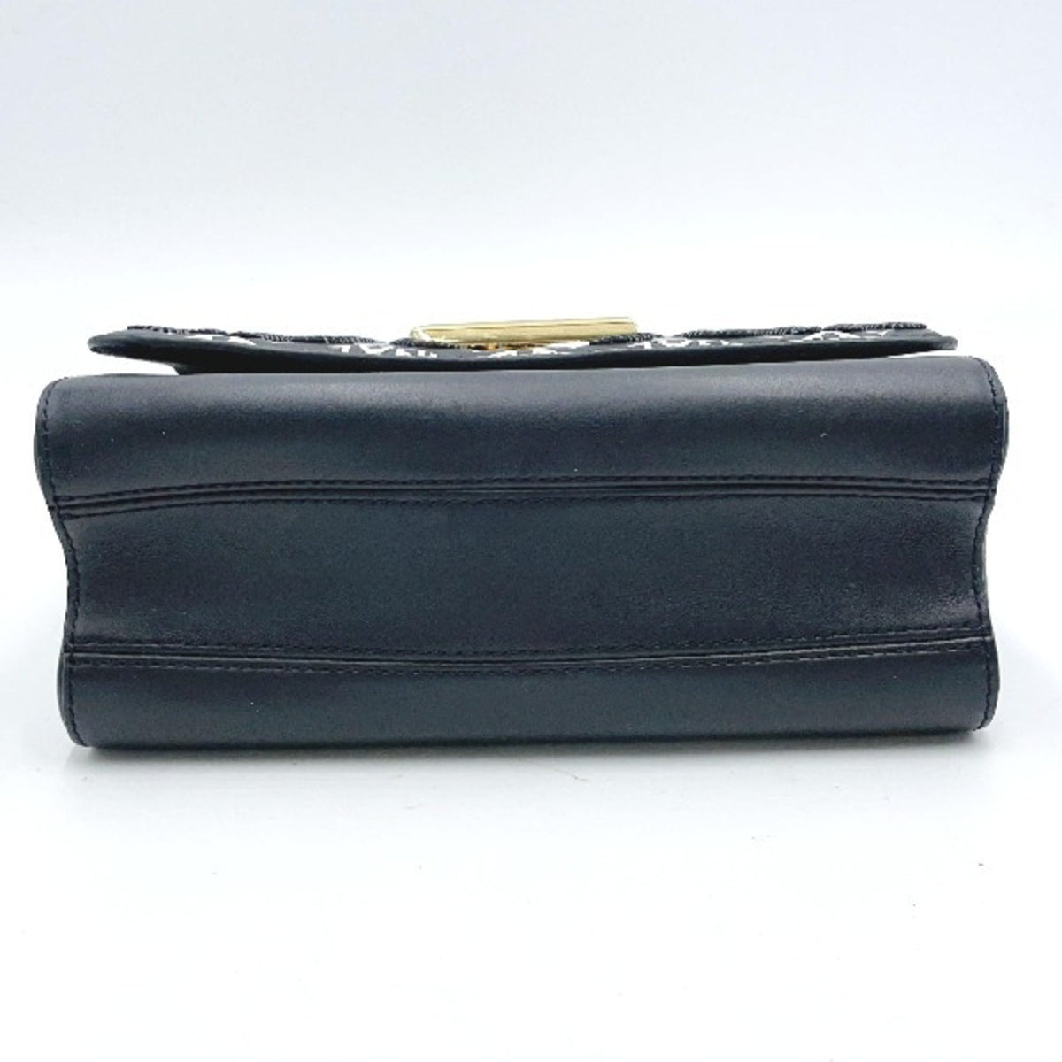 Louis Vuitton Black Leather Shoulder Bag (Pre-Owned)