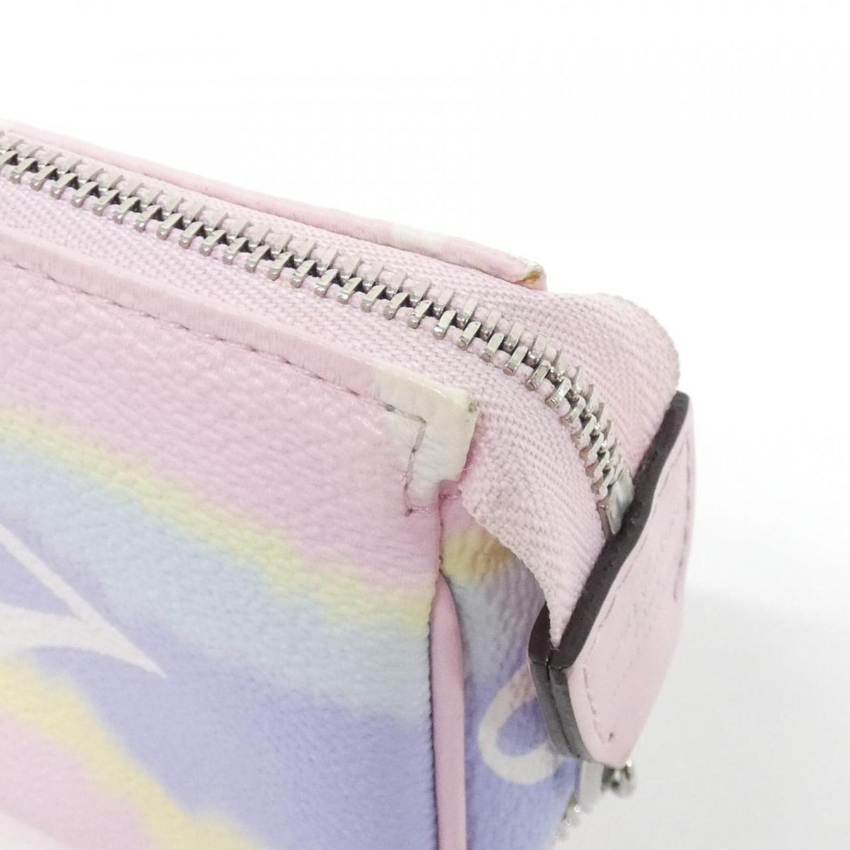 Louis Vuitton Multi-Color Coated Canvas Pochette Pouch (Pre-Owned)