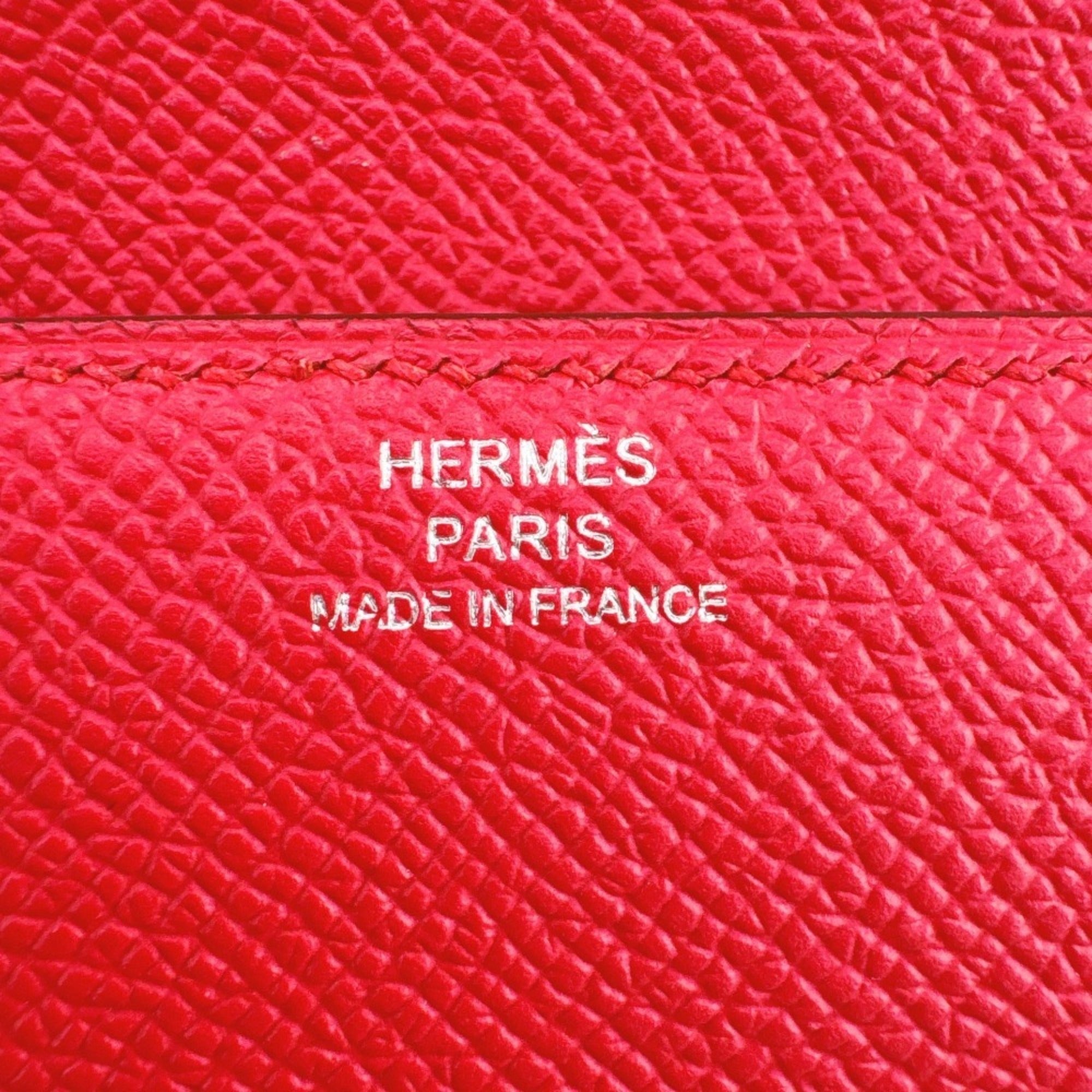 Hermes Pink Epsom Leather Wallet (Tri-Fold) (Pre-Owned)