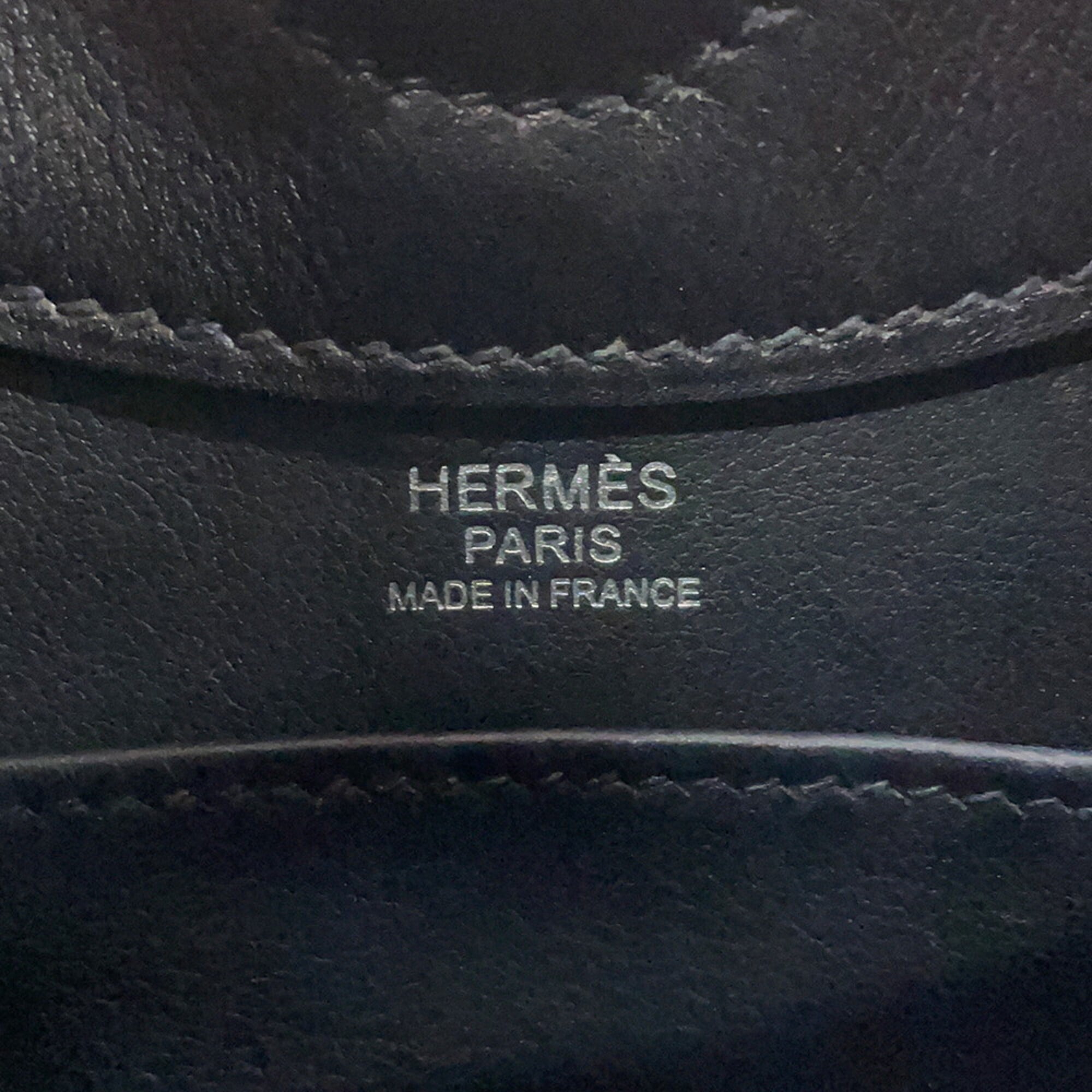 Hermes Kara Black Canvas Handbag Tote Bag (Pre-Owned)