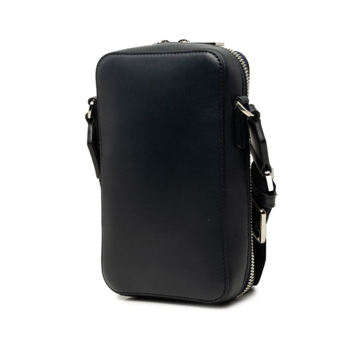 Loewe Navy Leather Shoulder Bag (Pre-Owned)