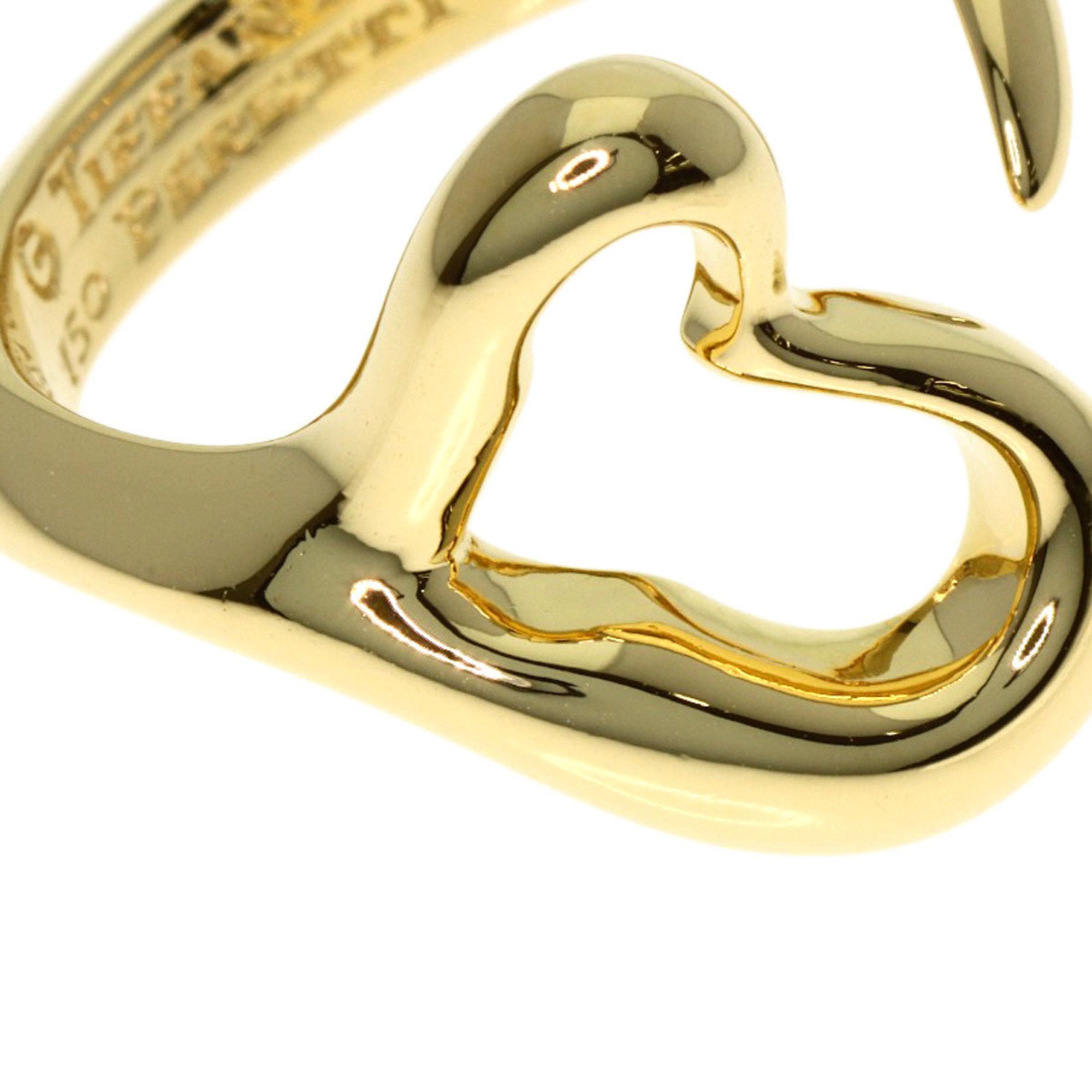 Tiffany Open Heart Yellow Gold (18K) Band Ring (Pre-Owned)