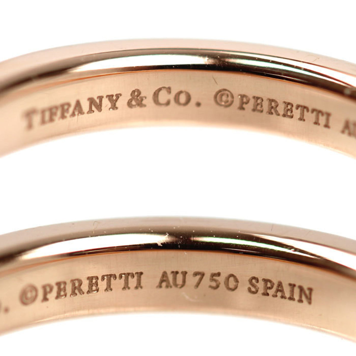 Tiffany Pink Gold (18K) Band Ring (Pre-Owned)