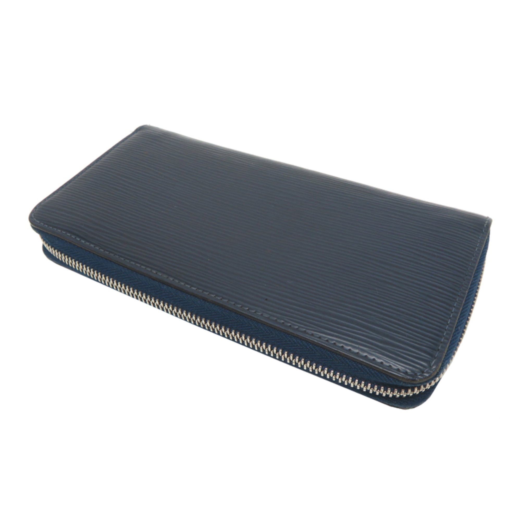 Louis Vuitton Navy Epi Leather Long Wallet (Bi-Fold) (Pre-Owned)