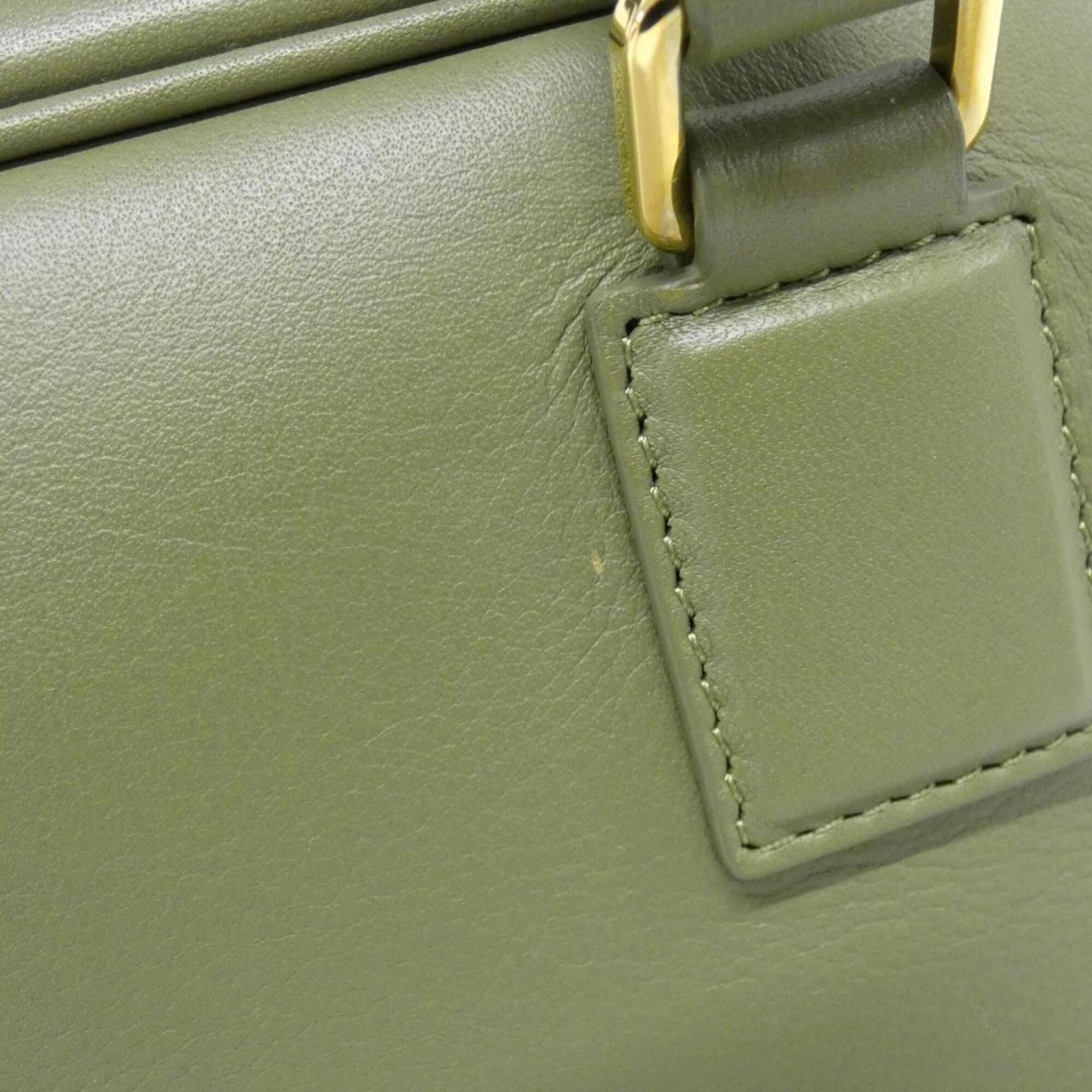 Loewe Green Leather Handbag (Pre-Owned)