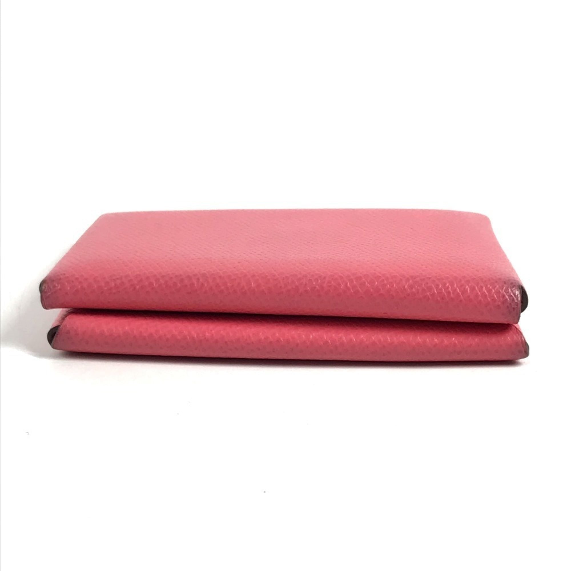 Hermes Pink Rose Azalee Epsom Leather Coin Purse/Coin Case (Pre-Owned)