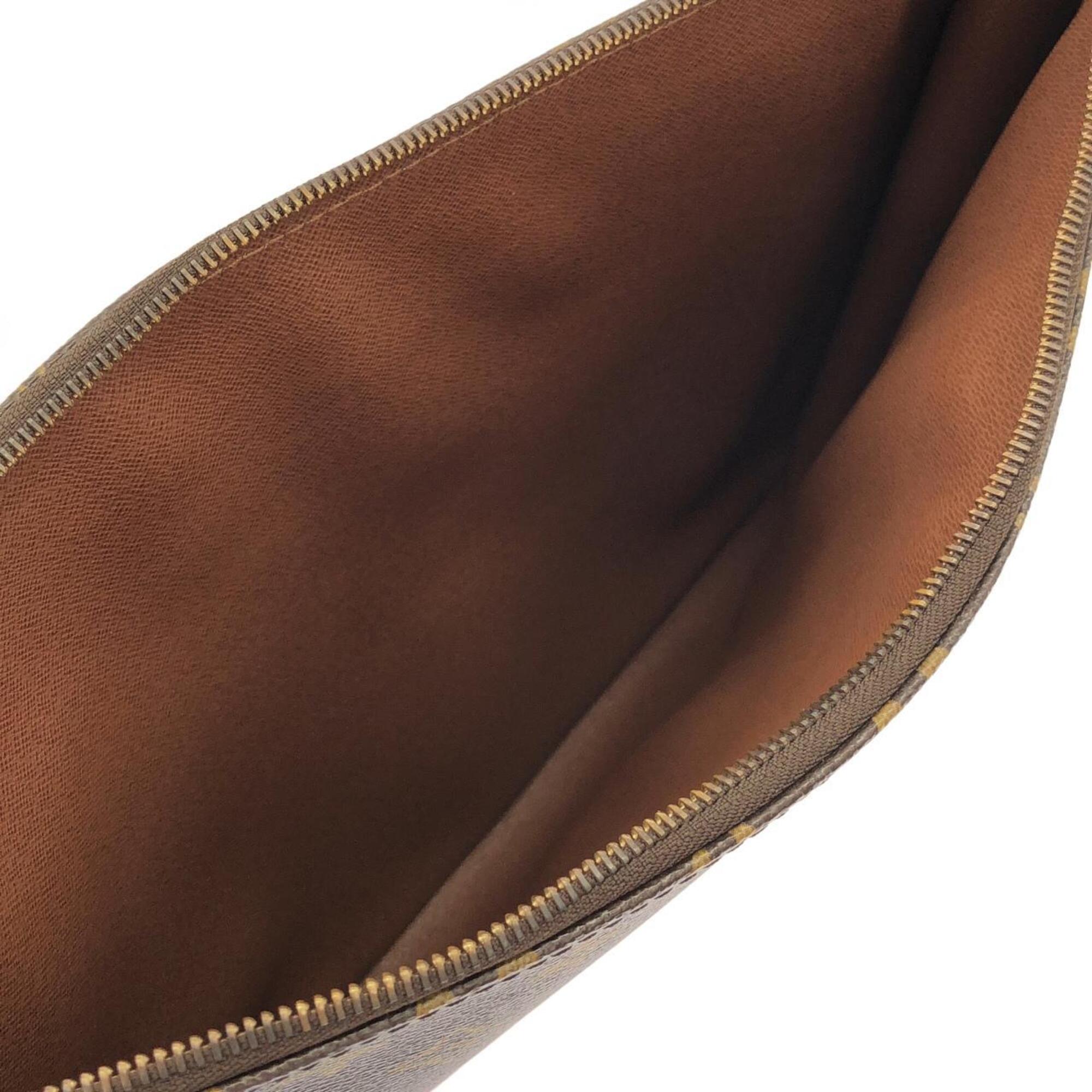 Louis Vuitton Marron Coated Canvas Handbag (Pre-Owned)