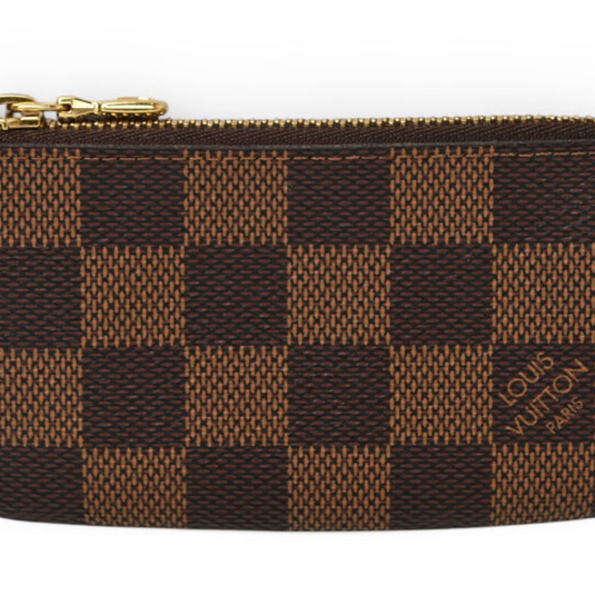 Louis Vuitton Damier Brown Damier Canvas Coin Purse/Coin Case (Pre-Owned)