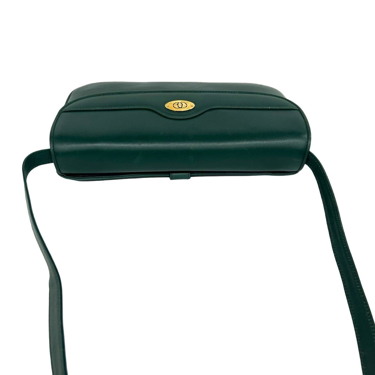 Gucci Green Leather Shoulder Bag (Pre-Owned)