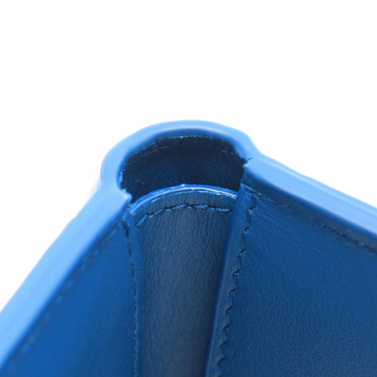 Bottega Veneta Blue Leather Wallet (Bi-Fold) (Pre-Owned)