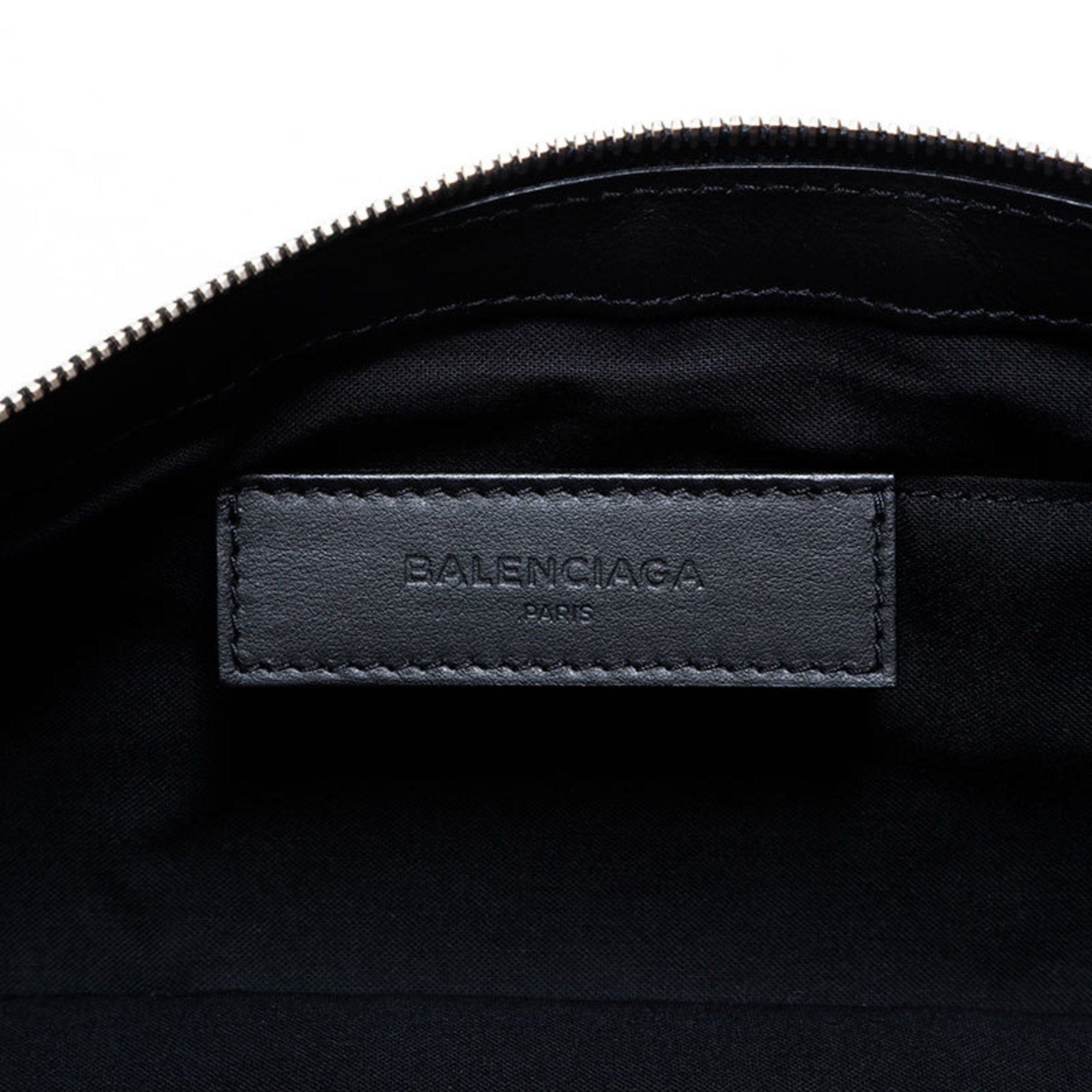 Balenciaga Navy Nylon Clutch Bag (Pre-Owned)